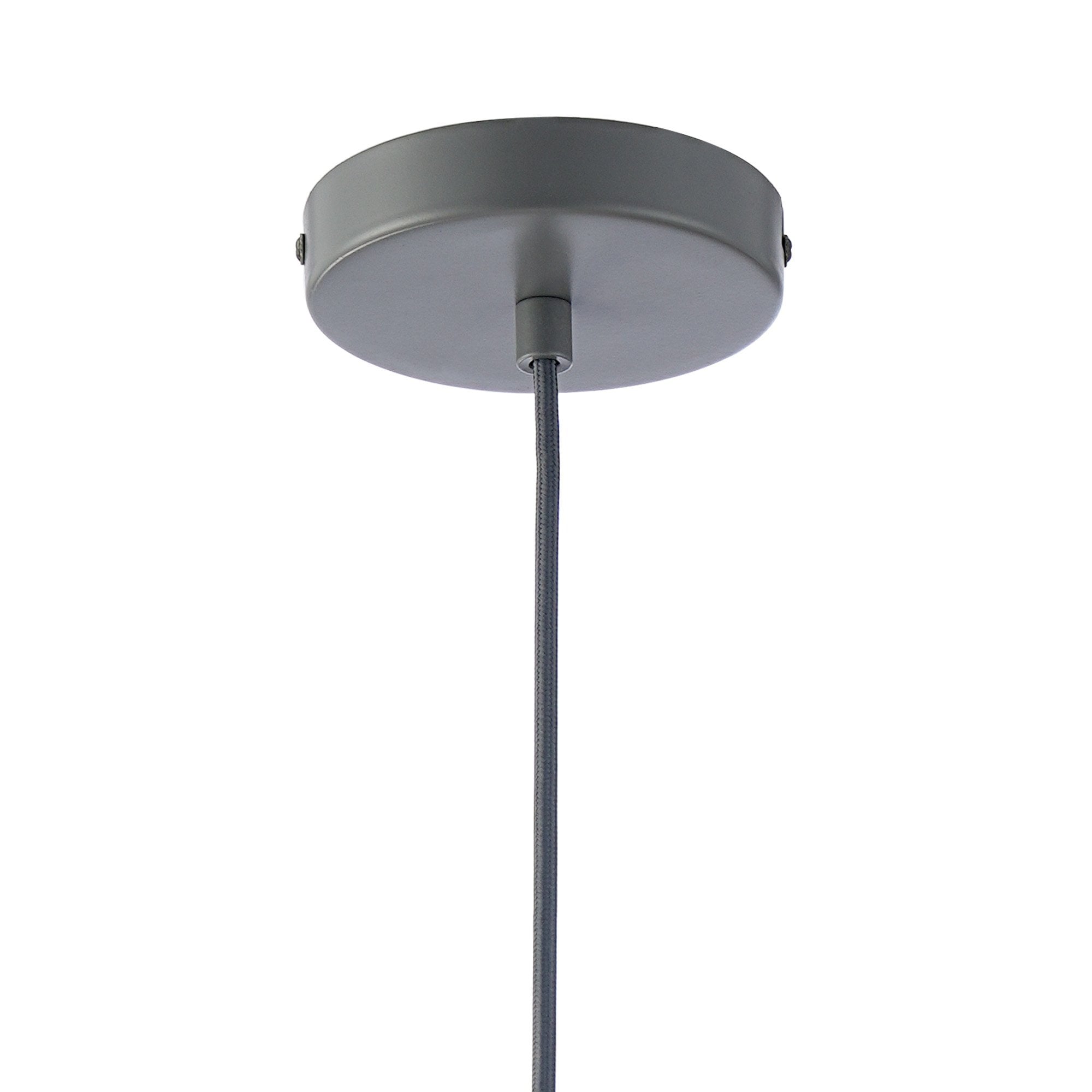 Fabula Beverley Small Diamond Pendant - Matt Grey