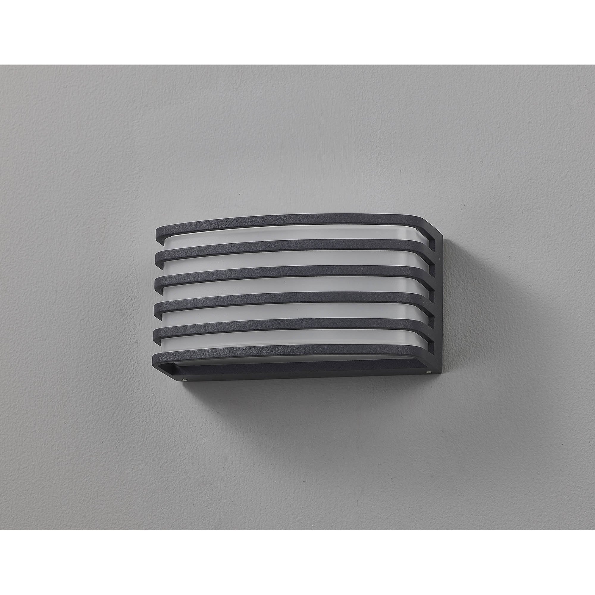 Fabula Blandford Wall Lamp - Anthracite & Opal PC Shade