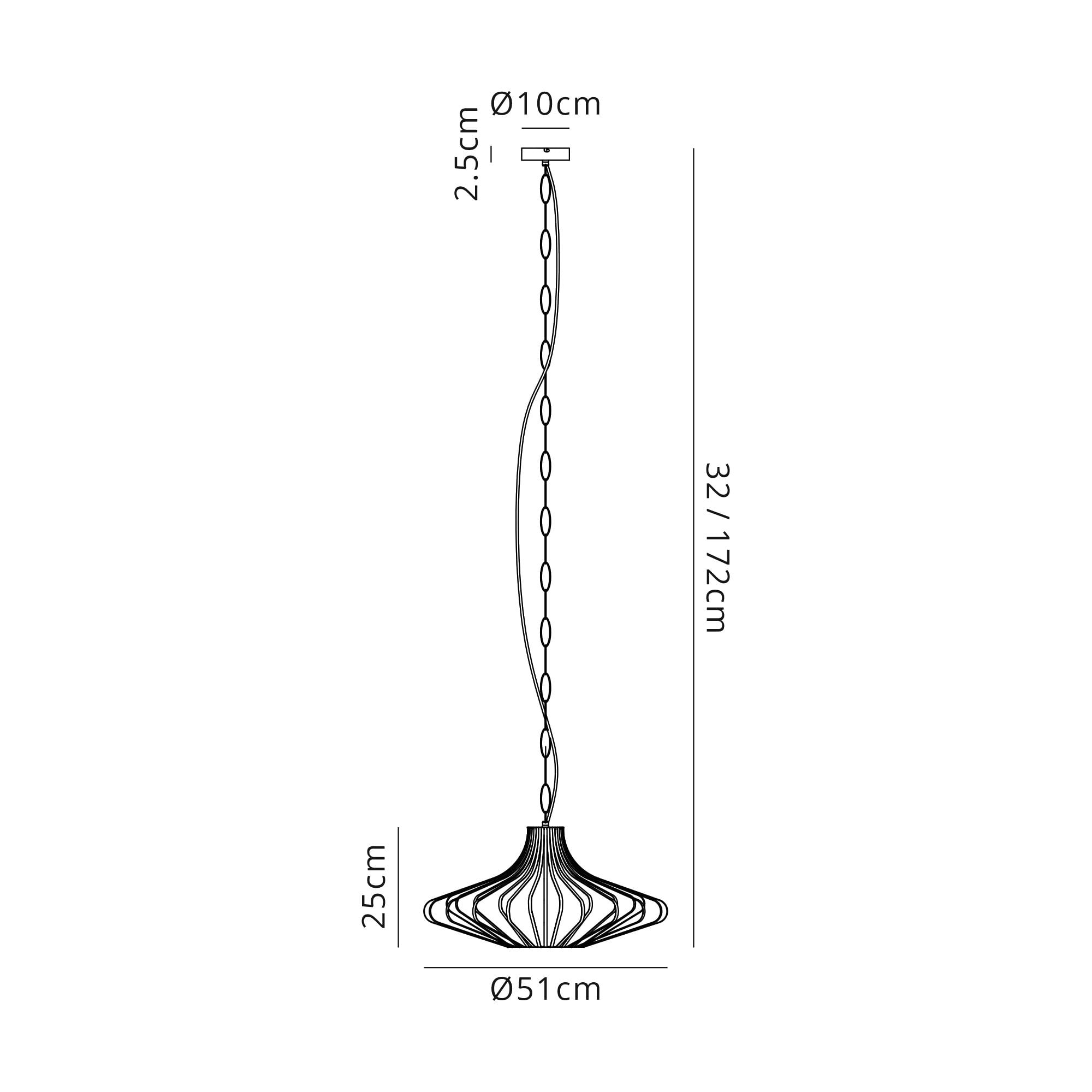 Fabula Bracken Pendant - Sand Grey