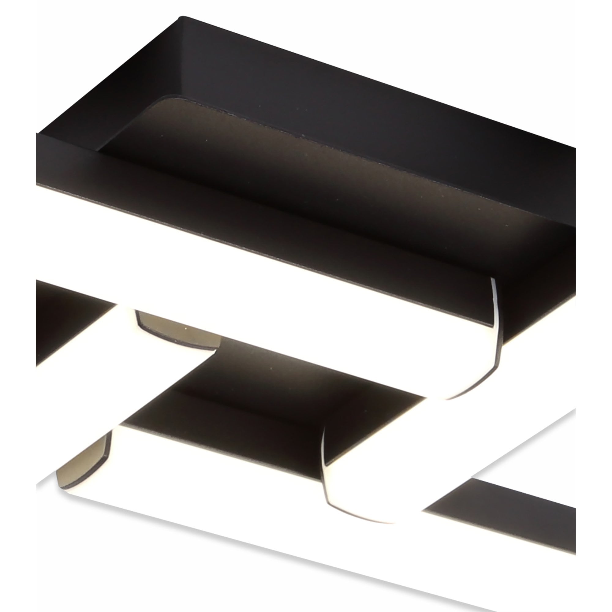 Fabula Bradwell 4 Light LED Flush Light - Sand Black - IP44