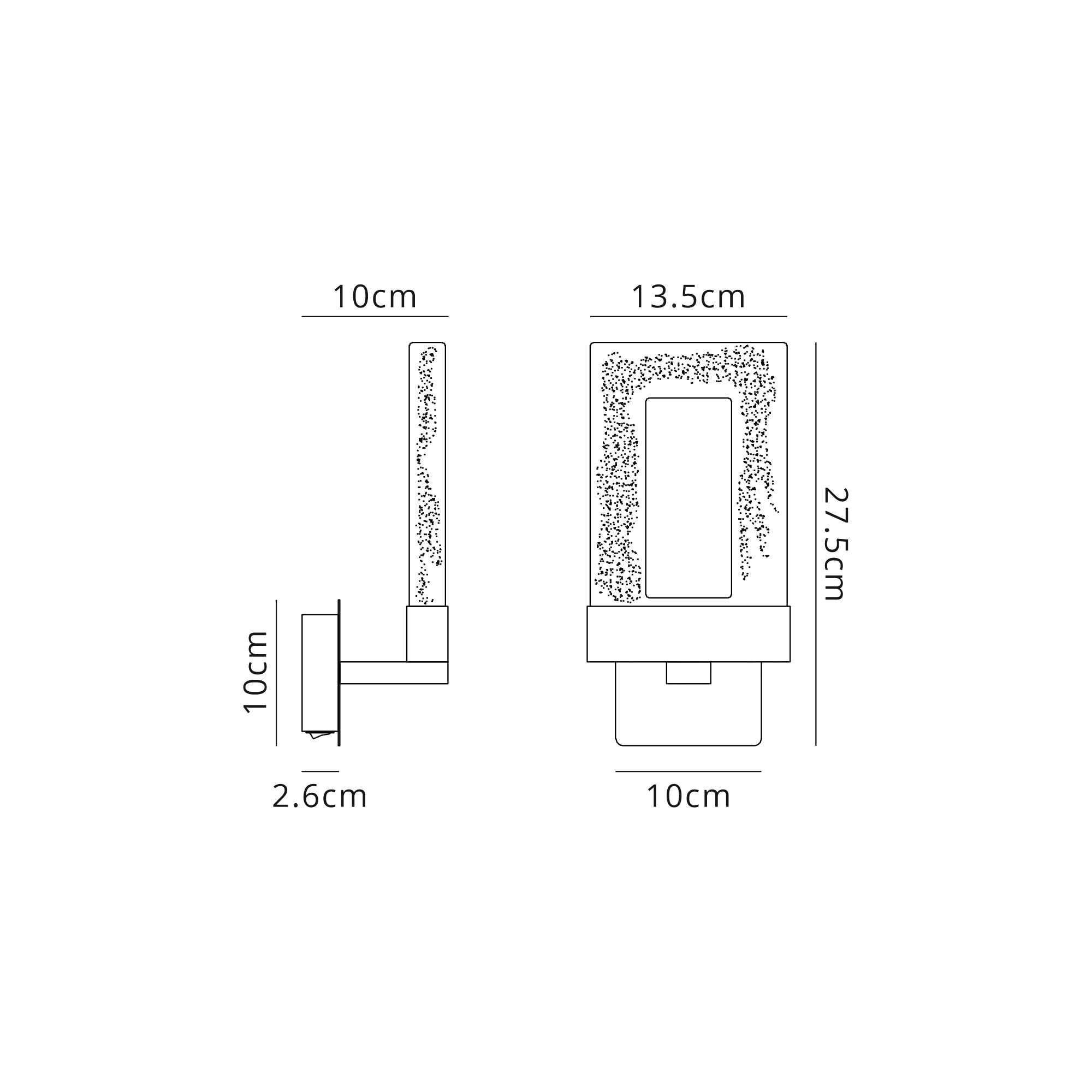 Fabula Brookfield LED Wall Lamp - Polished Chrome