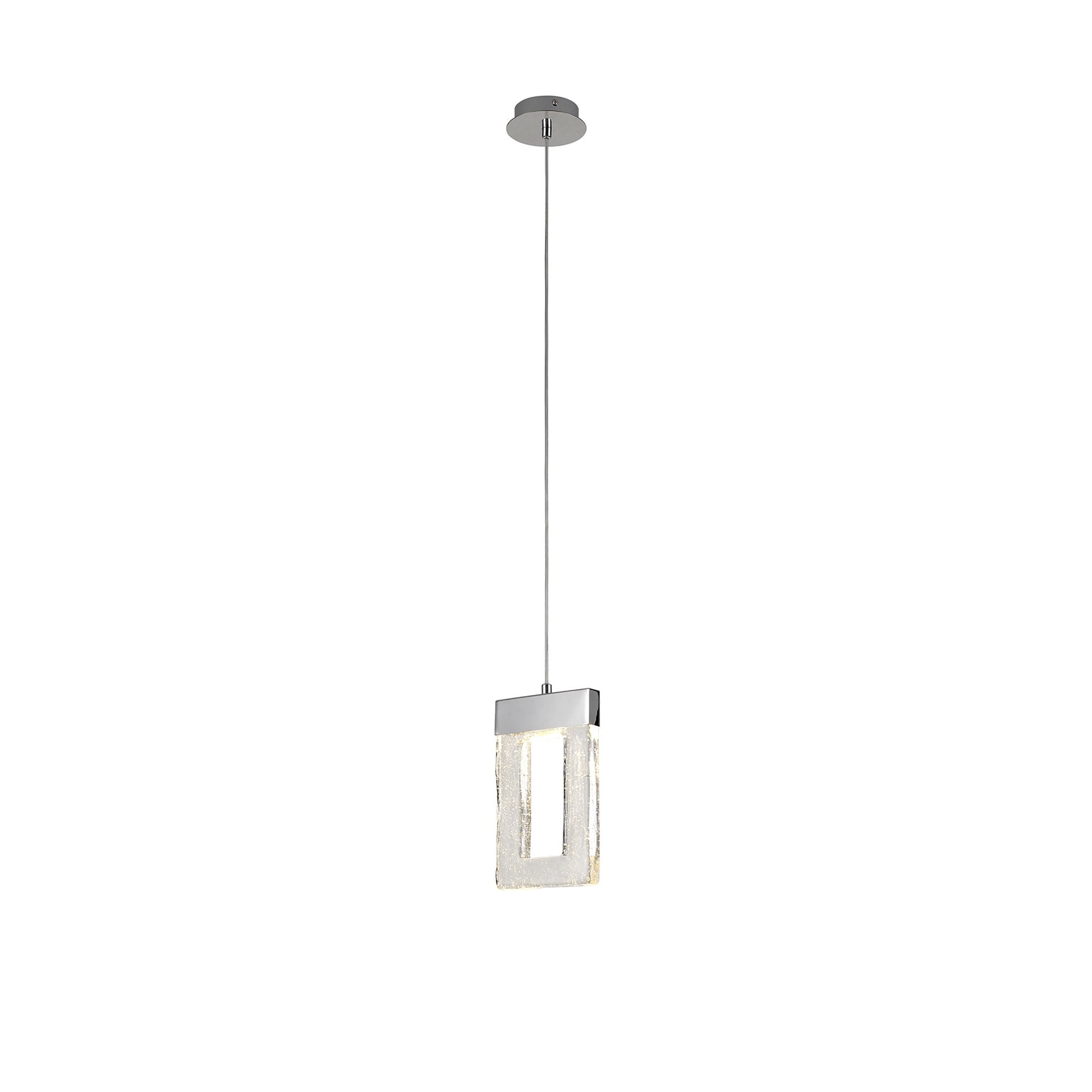 Fabula Brookfield Single LED Pendant - Polished Chrome