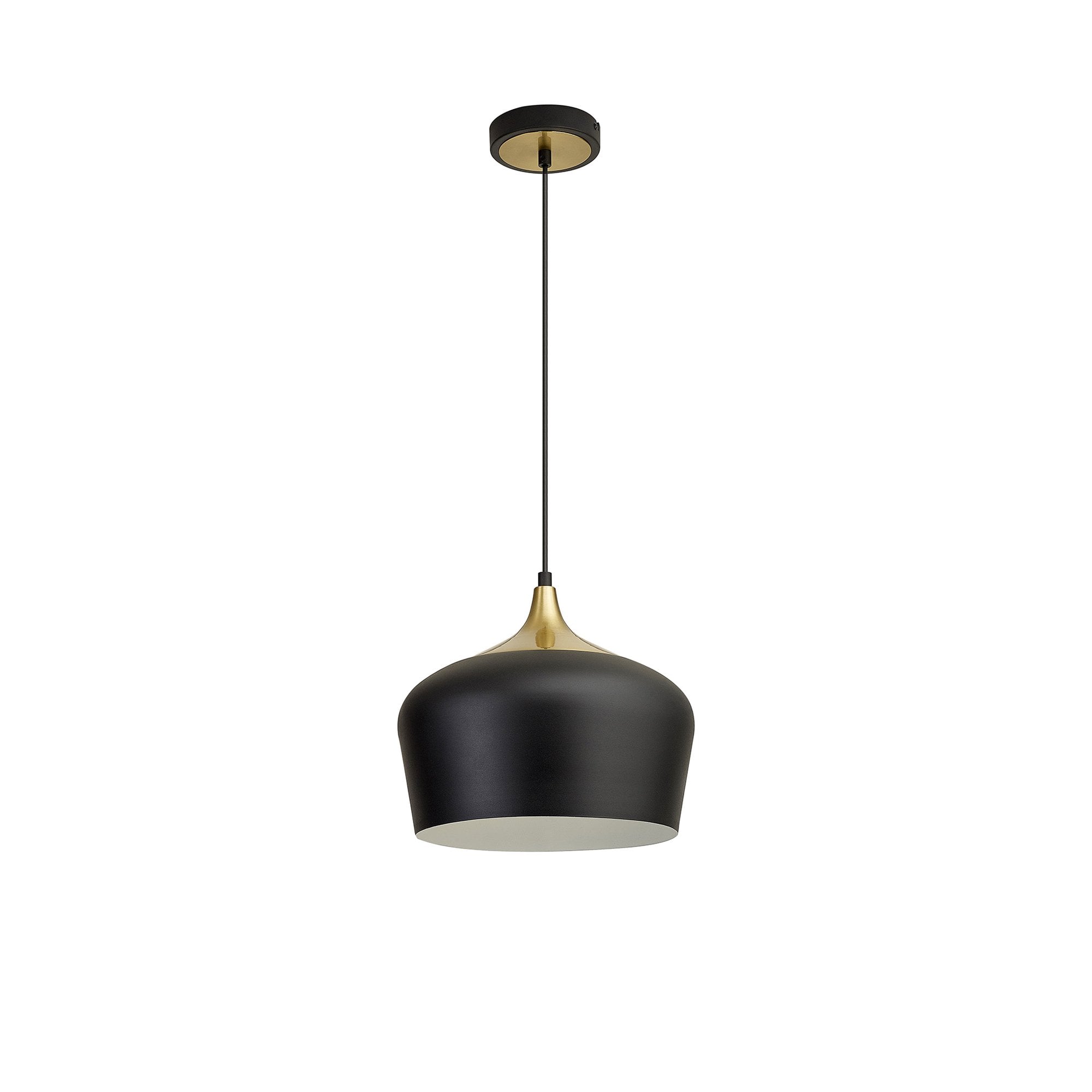 Fabula Buxton 32cm Pendant - Black & Gold