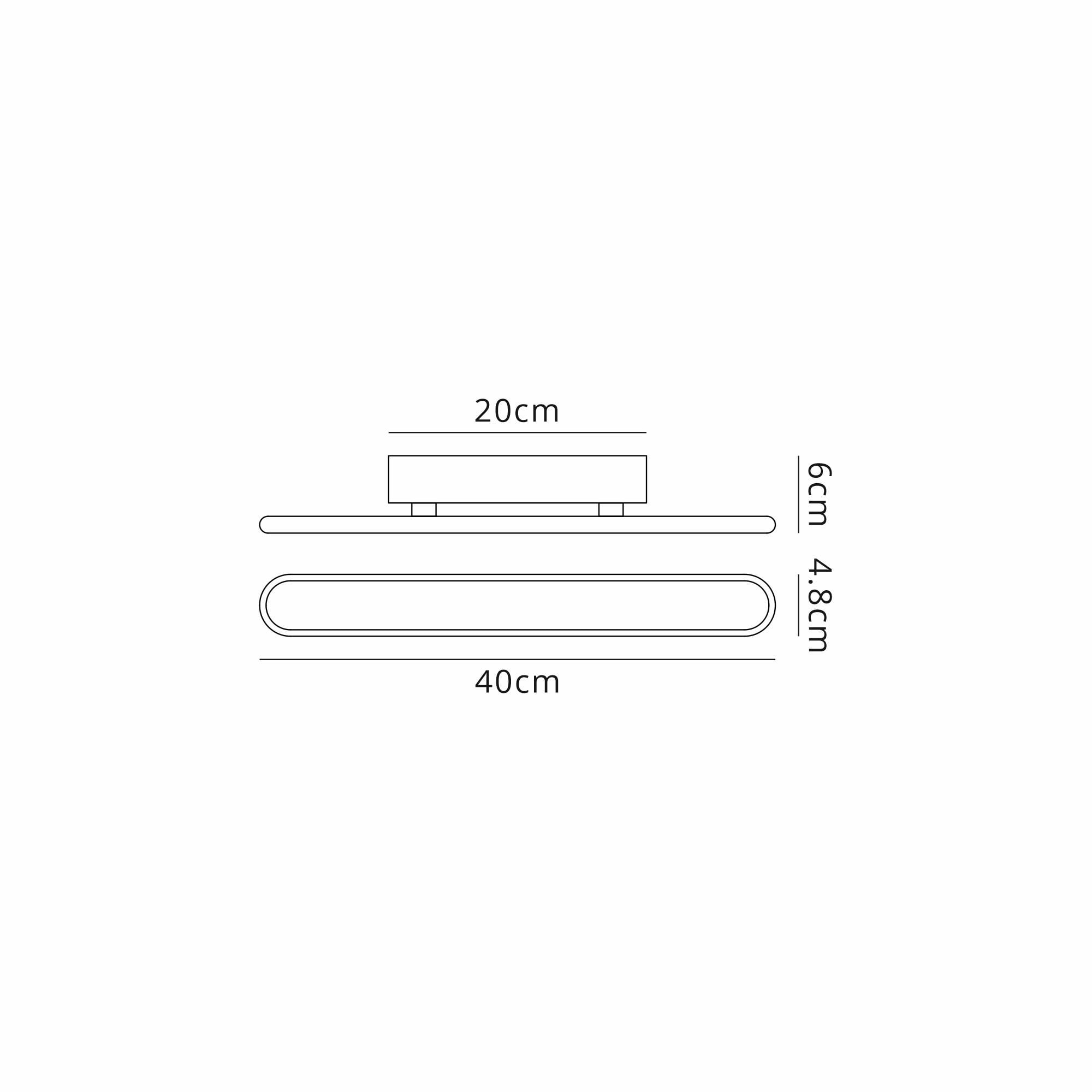 Fabula Chandler 400mm LED Wall Lamp - Sand Gold