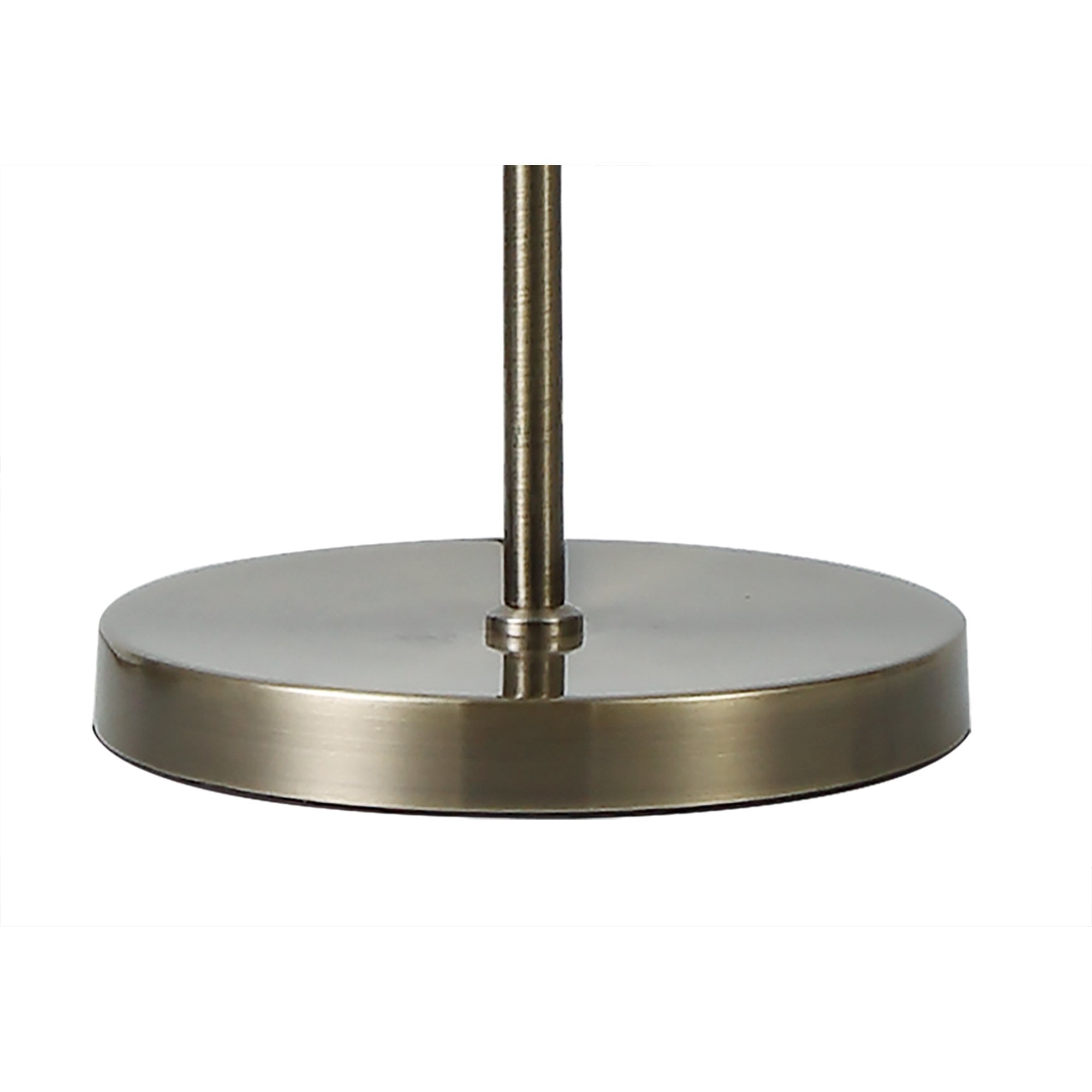 Fabula Churchill 3 Light Floor Lamp - Antique Brass, Smoked & Amber Glass