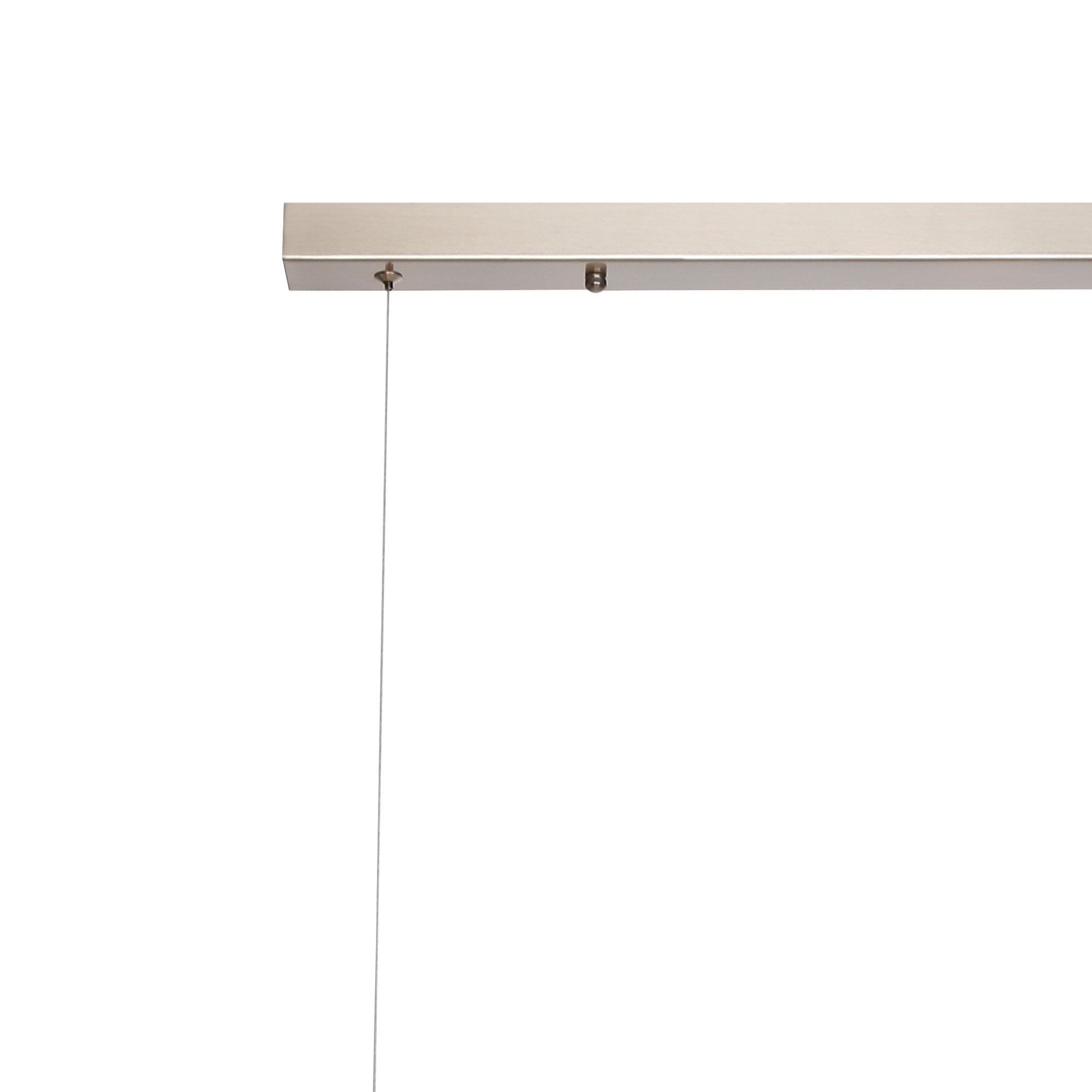 Fabula Deacon 9 Light Linear Pendant - Satin Nickel & Chrome Plated Glass