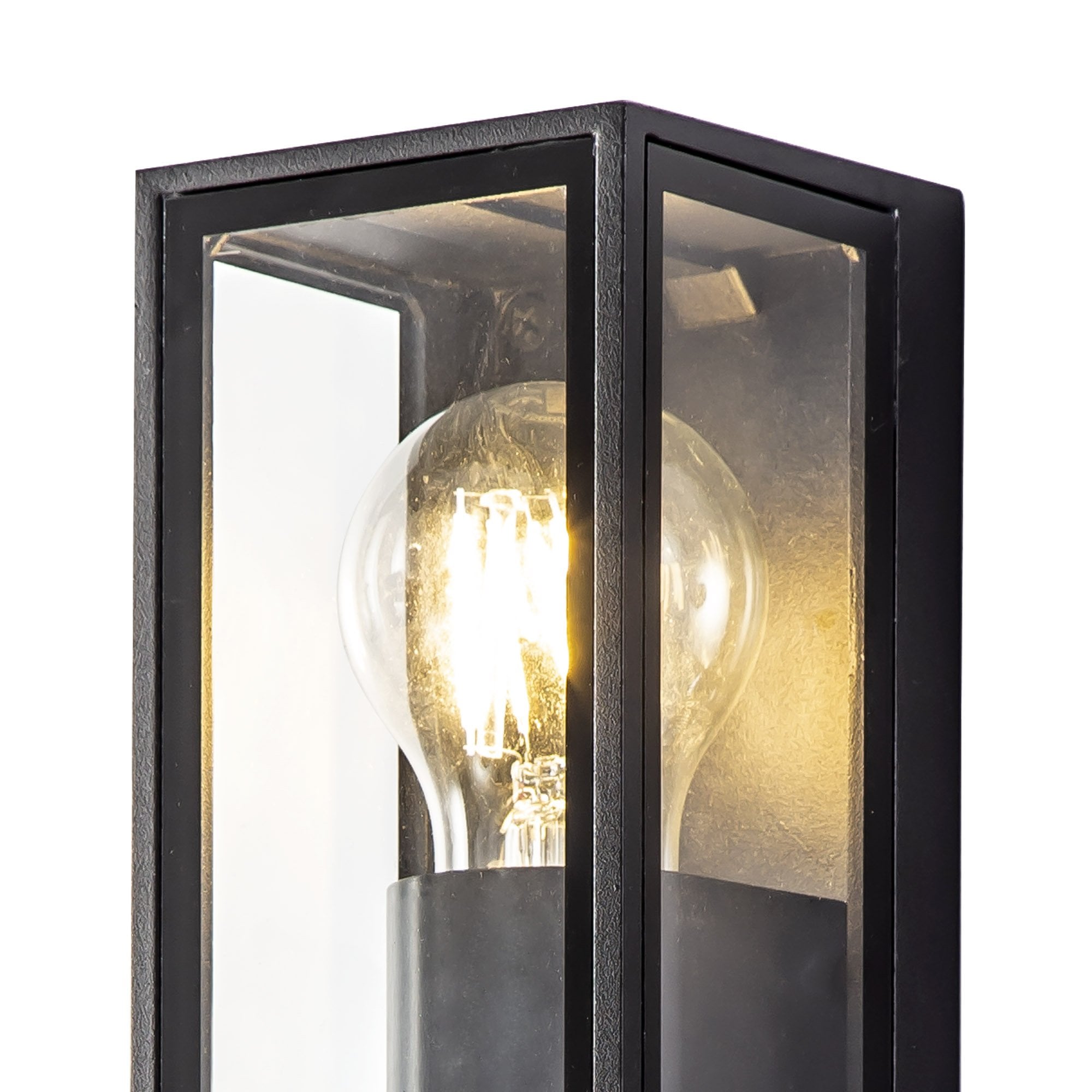 Fabula Deerleap Flush 2 Light Wall Lamp - Anthracite - IP65