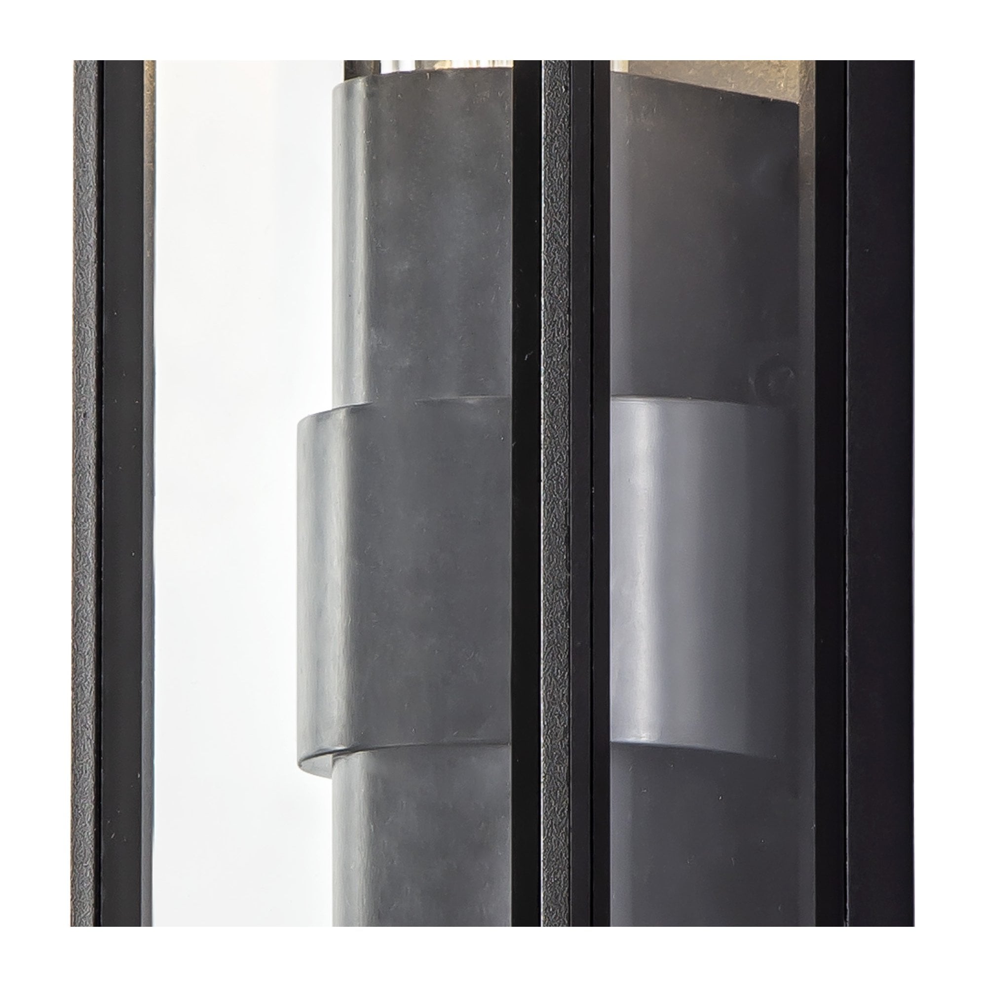 Fabula Deerleap Flush 2 Light Wall Lamp - Anthracite - IP65