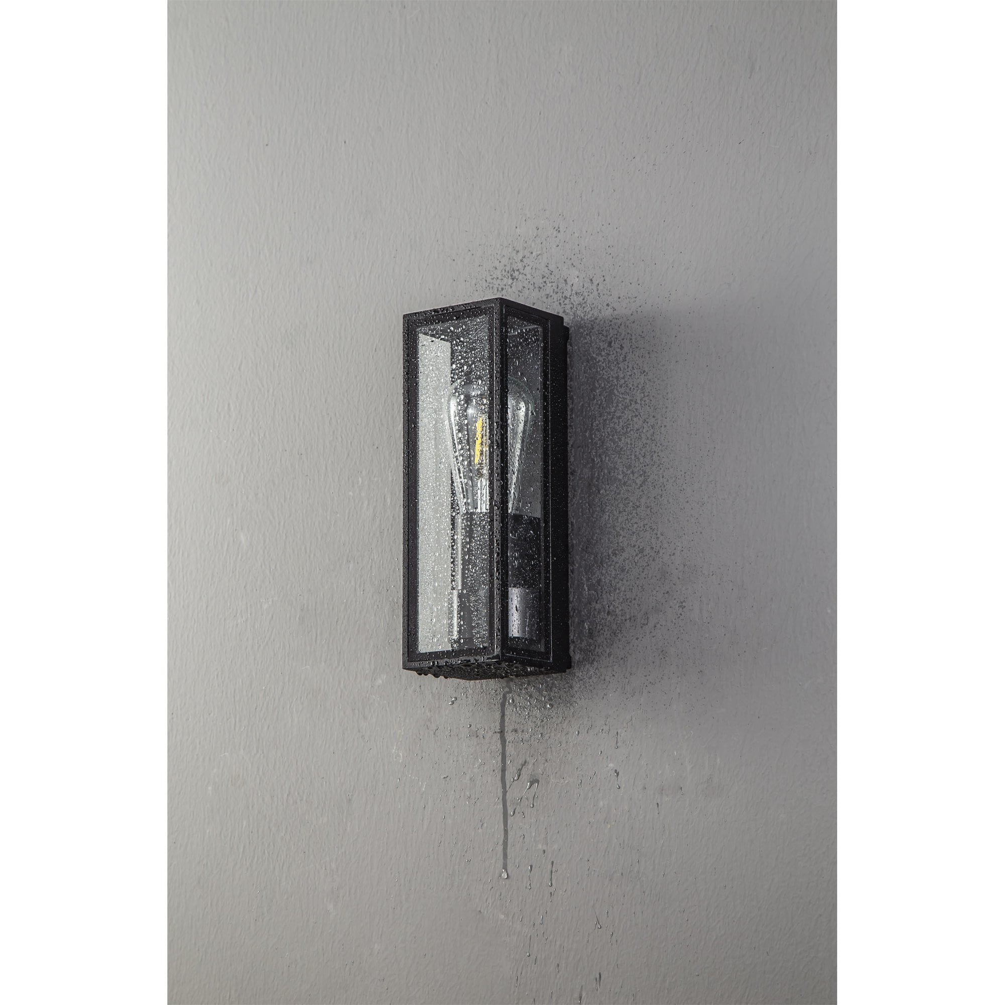 Fabula Deerleap Flush Single Wall Lamp - Anthracite - IP65