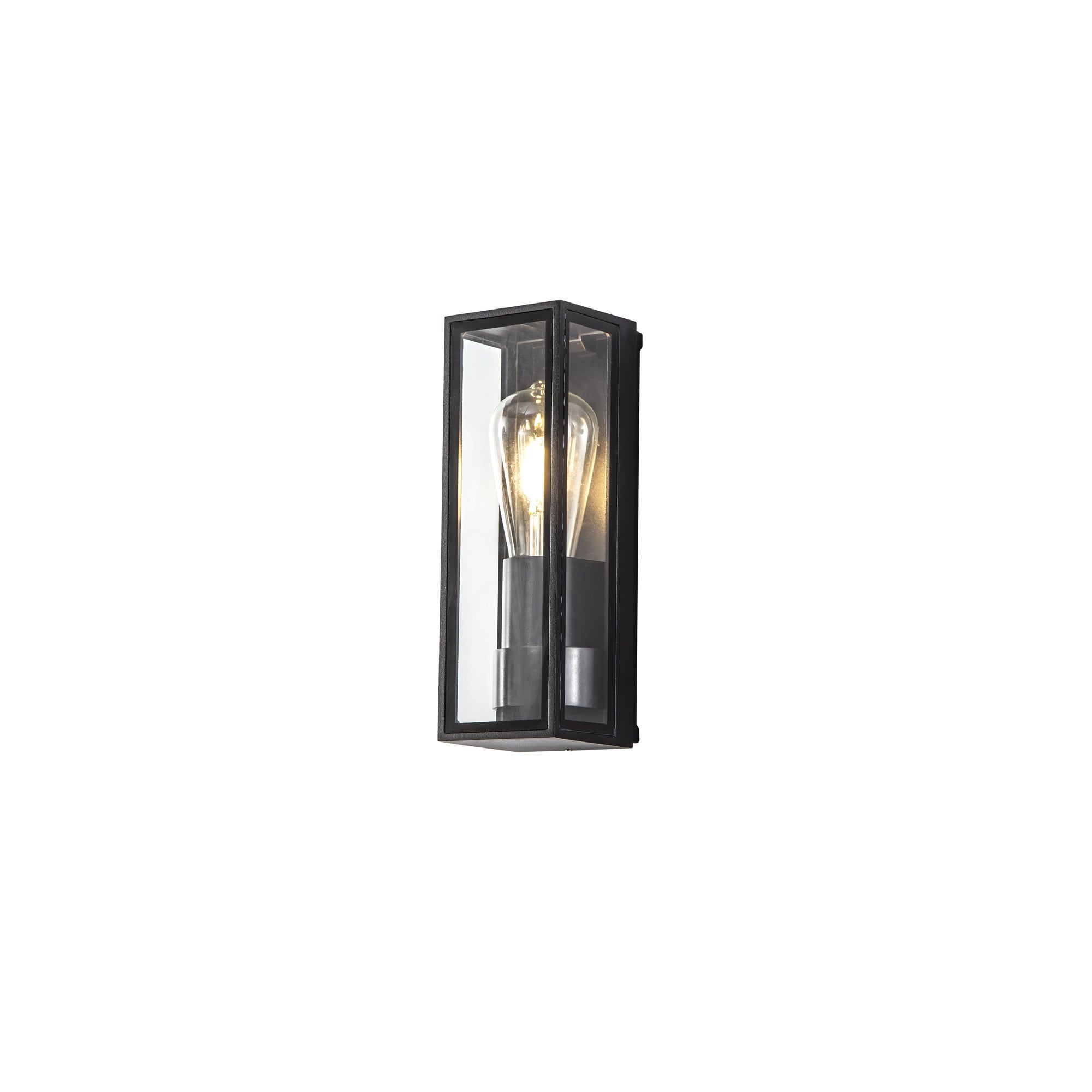 Fabula Deerleap Flush Single Wall Lamp - Anthracite - IP65