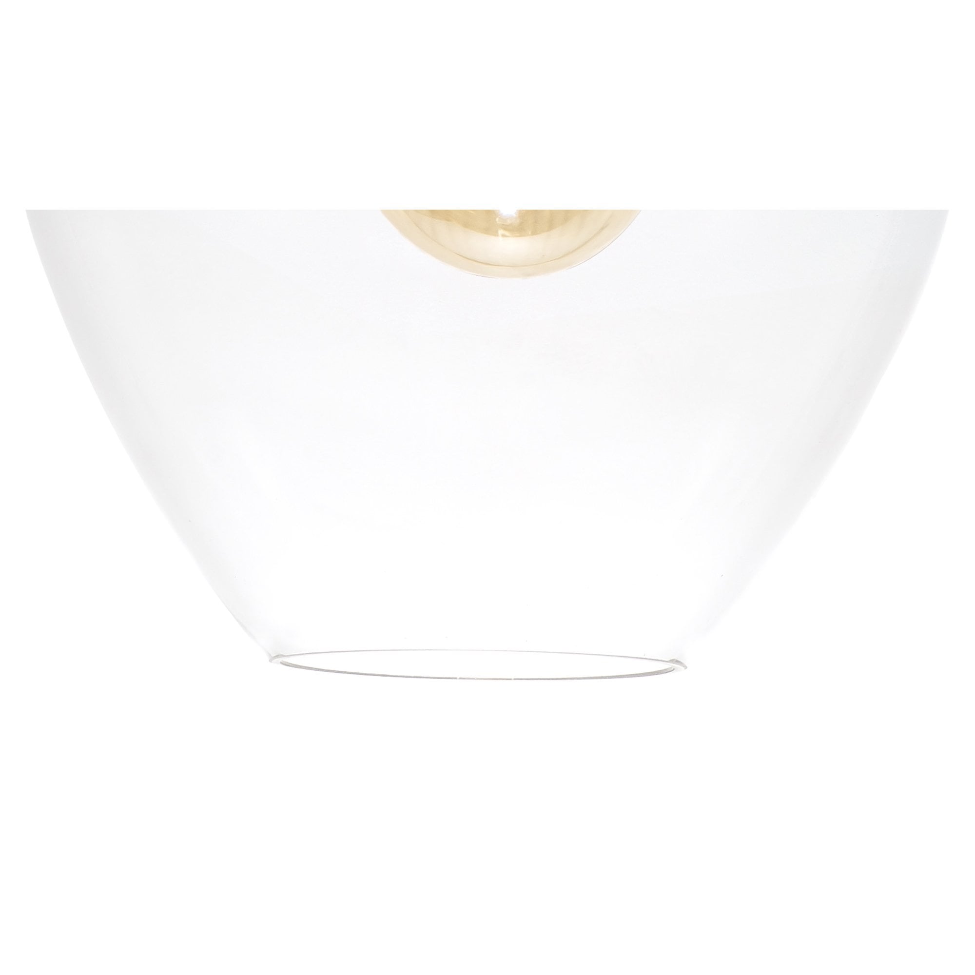 Fabula Elgar 38cm Round Pendant - Chrome & Clear Glass