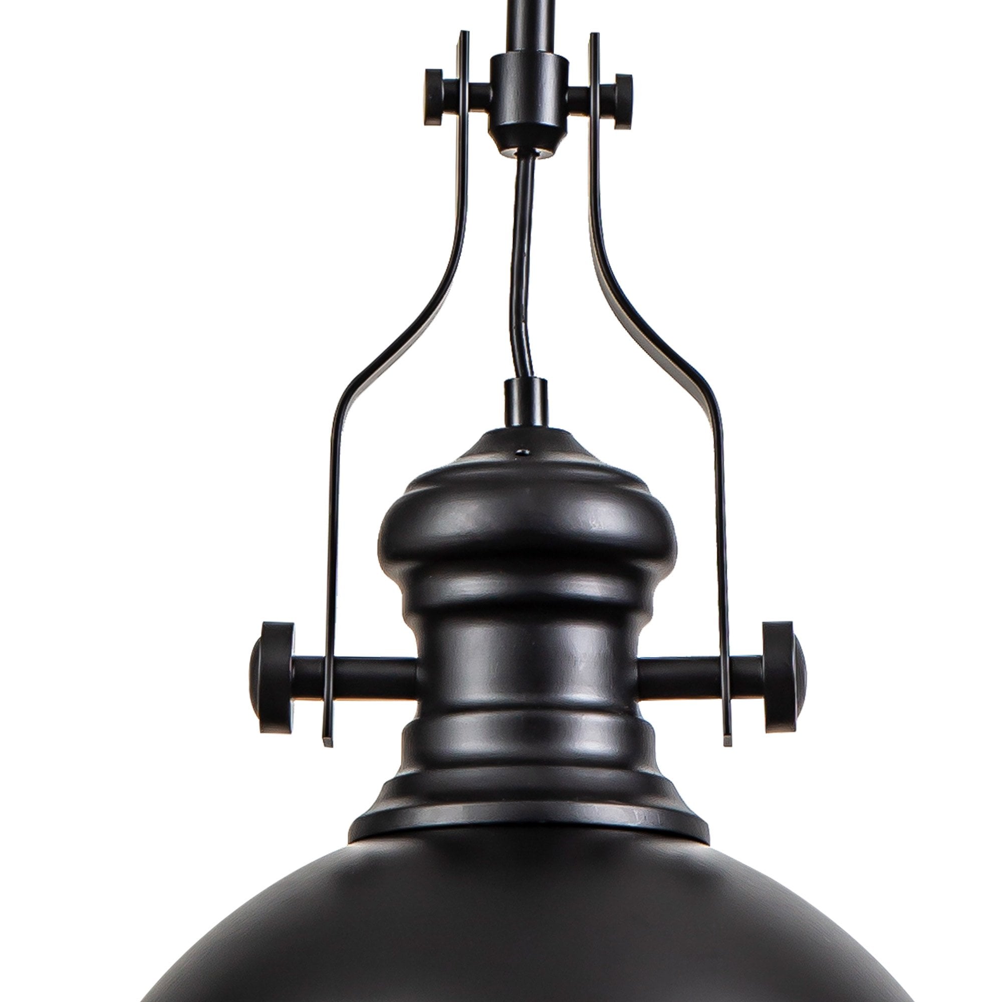 Fabula Epping Single Pendant - Matt Black