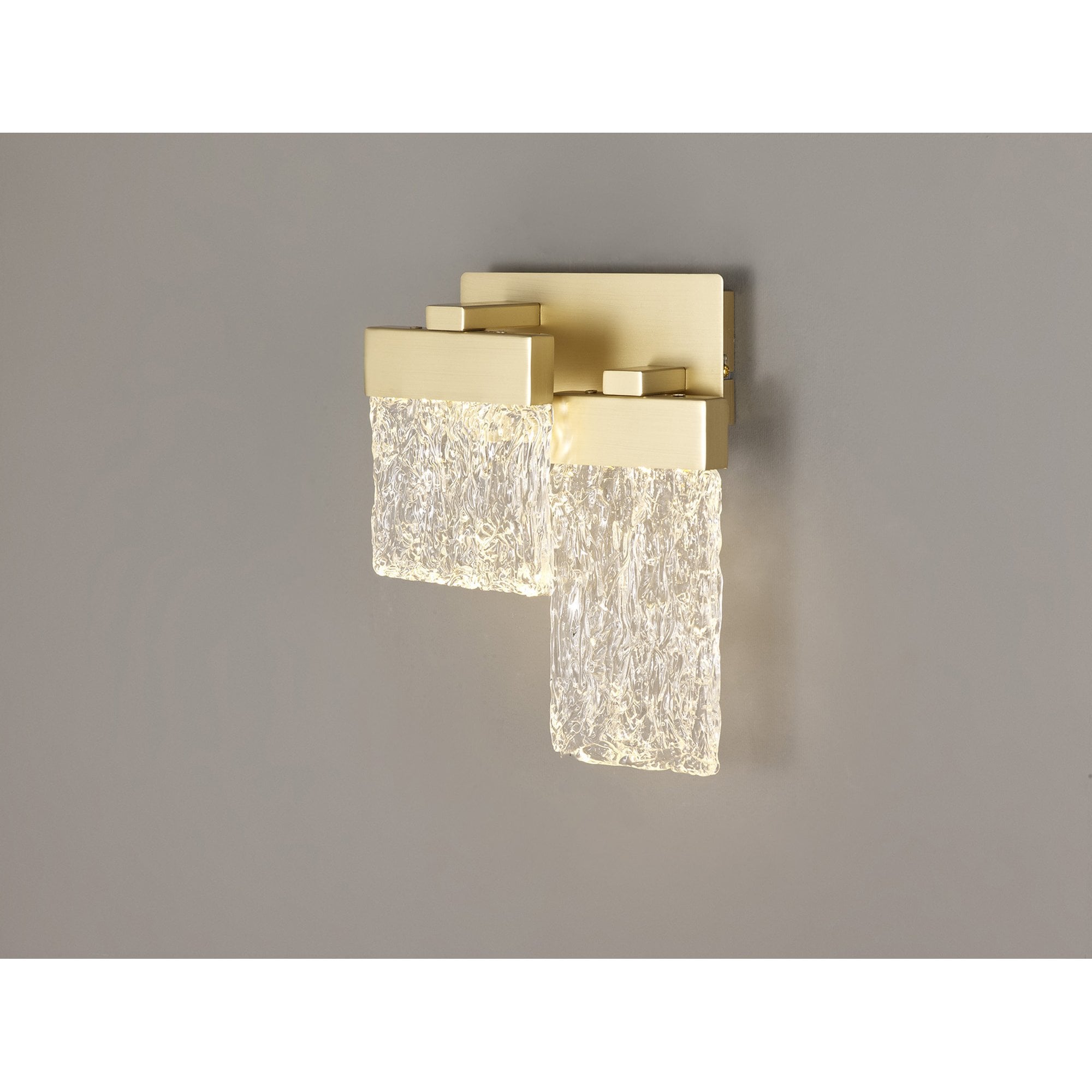 Fabula Falcon 2 Light LED Wall Lamp - Painted Brushed Gold