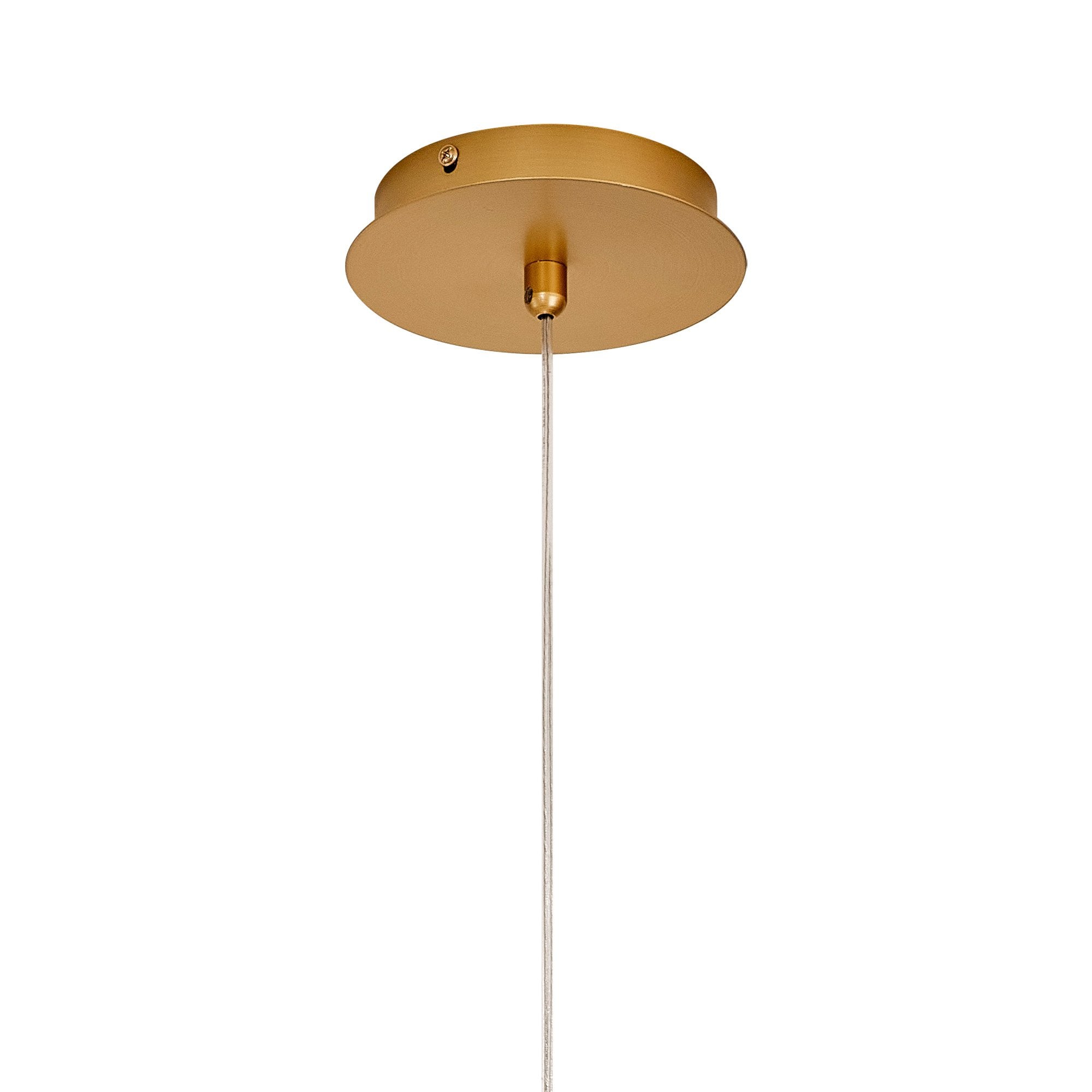 Fabula Falcon Medium Single LED Pendant - Painted Brushed Gold