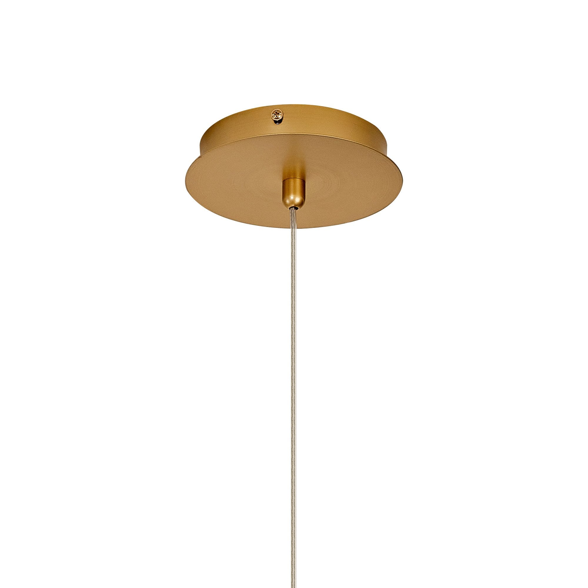 Fabula Falcon Small Single LED Pendant - Painted Brushed Gold