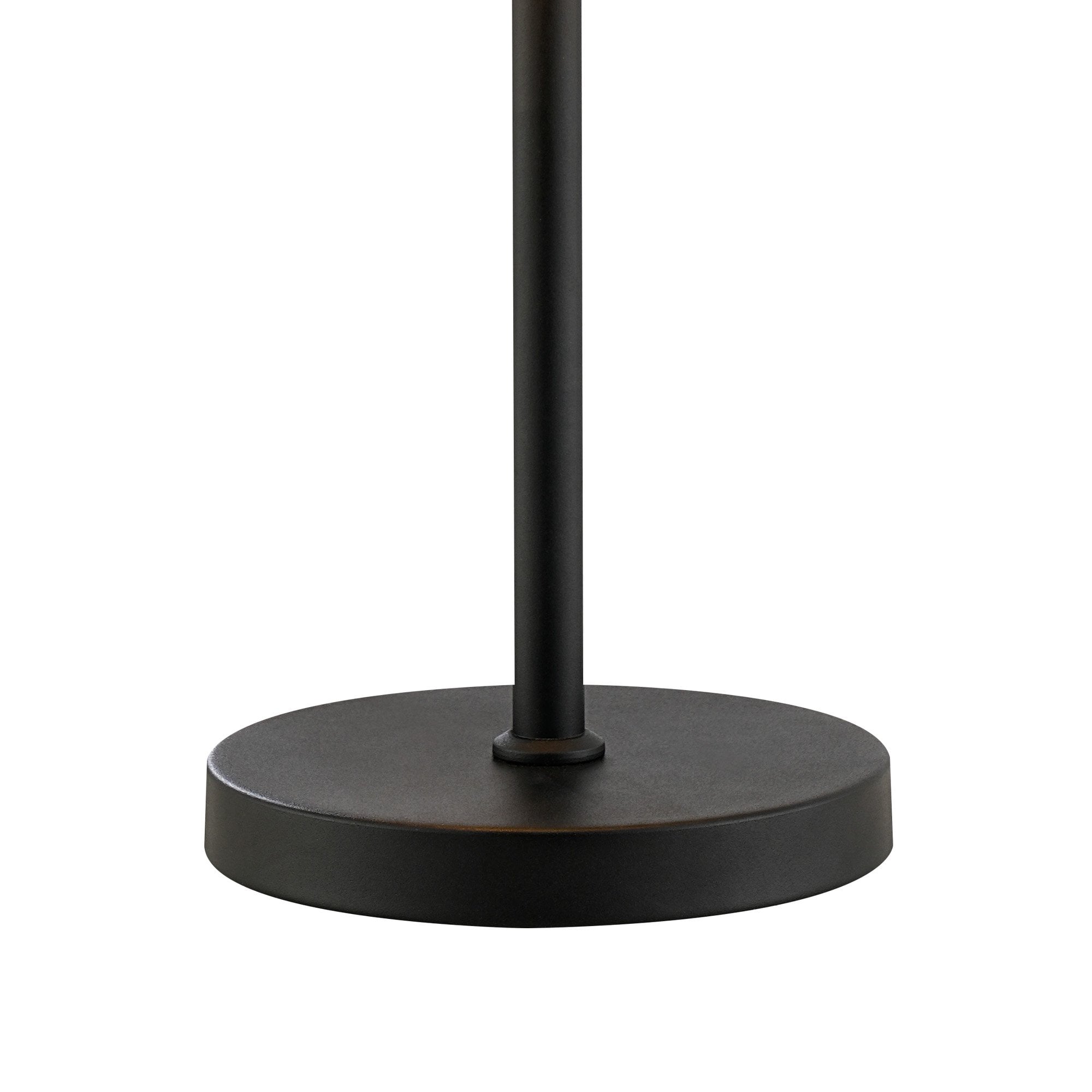 Fabula Farnley 6 Light Table Lamp - Satin Black & Smoked Glass