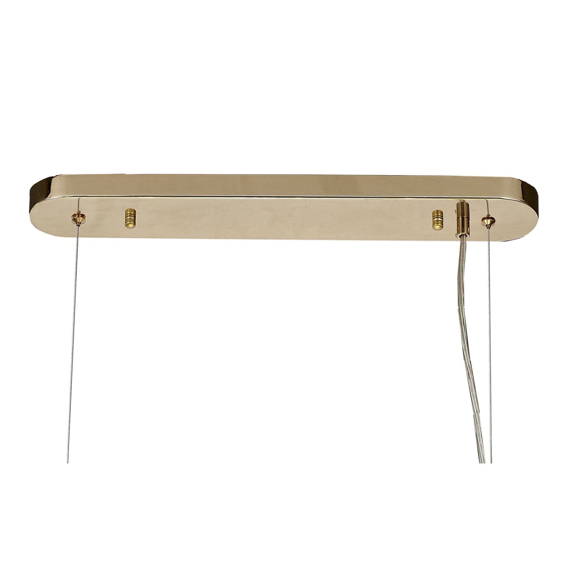 Fabula Grosvenor 10 Light Oblong Linear Pendant - French Gold & Crystal