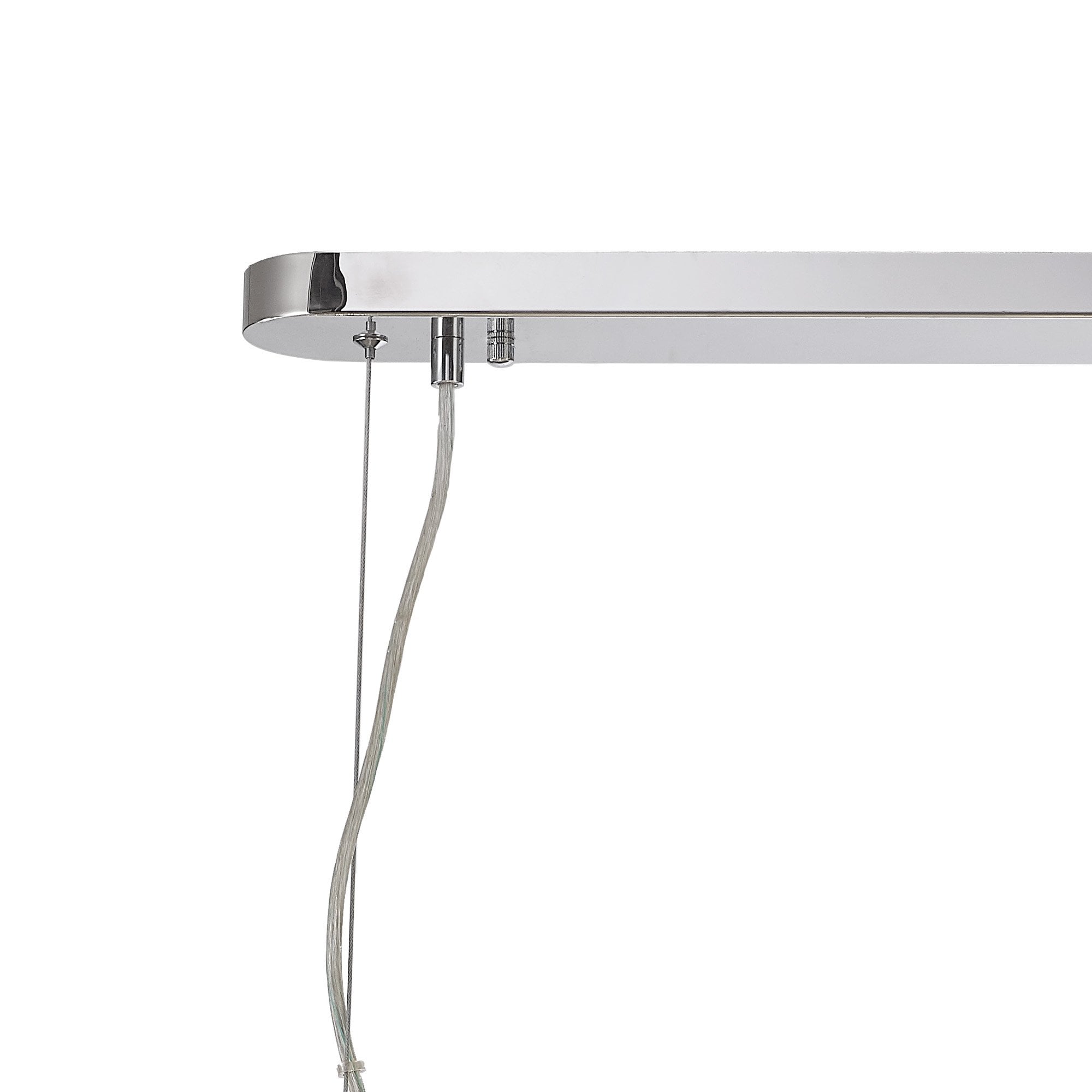 Fabula Grosvenor 10 Light Oblong Linear Pendant - Polished Chrome & Crystal (28 Extra Sets of Crystal)