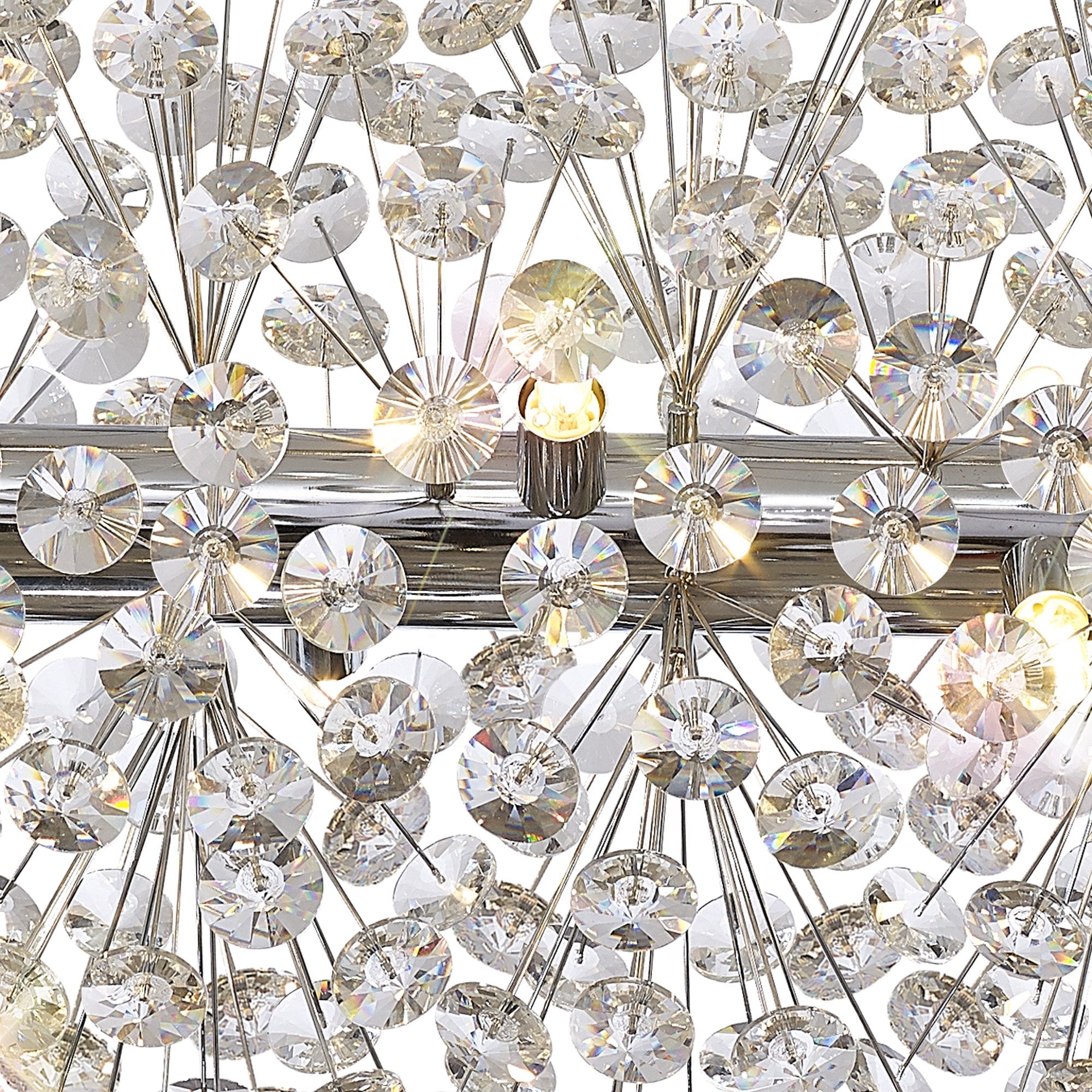 Fabula Grosvenor 10 Light Oblong Linear Pendant - Polished Chrome & Crystal (28 Extra Sets of Crystal)