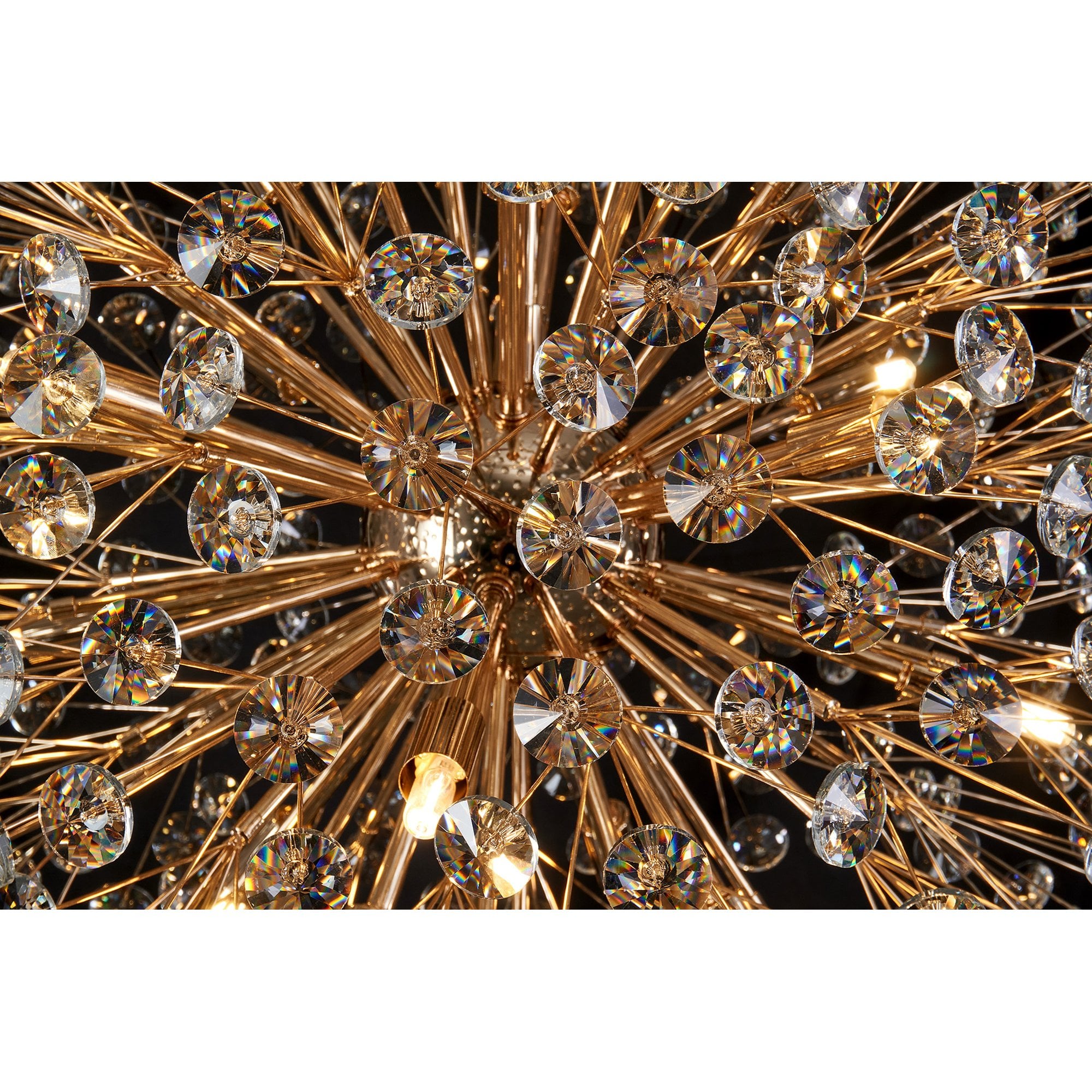Fabula Grosvenor 12 Light Spherical Pendant - French Gold & Crystal