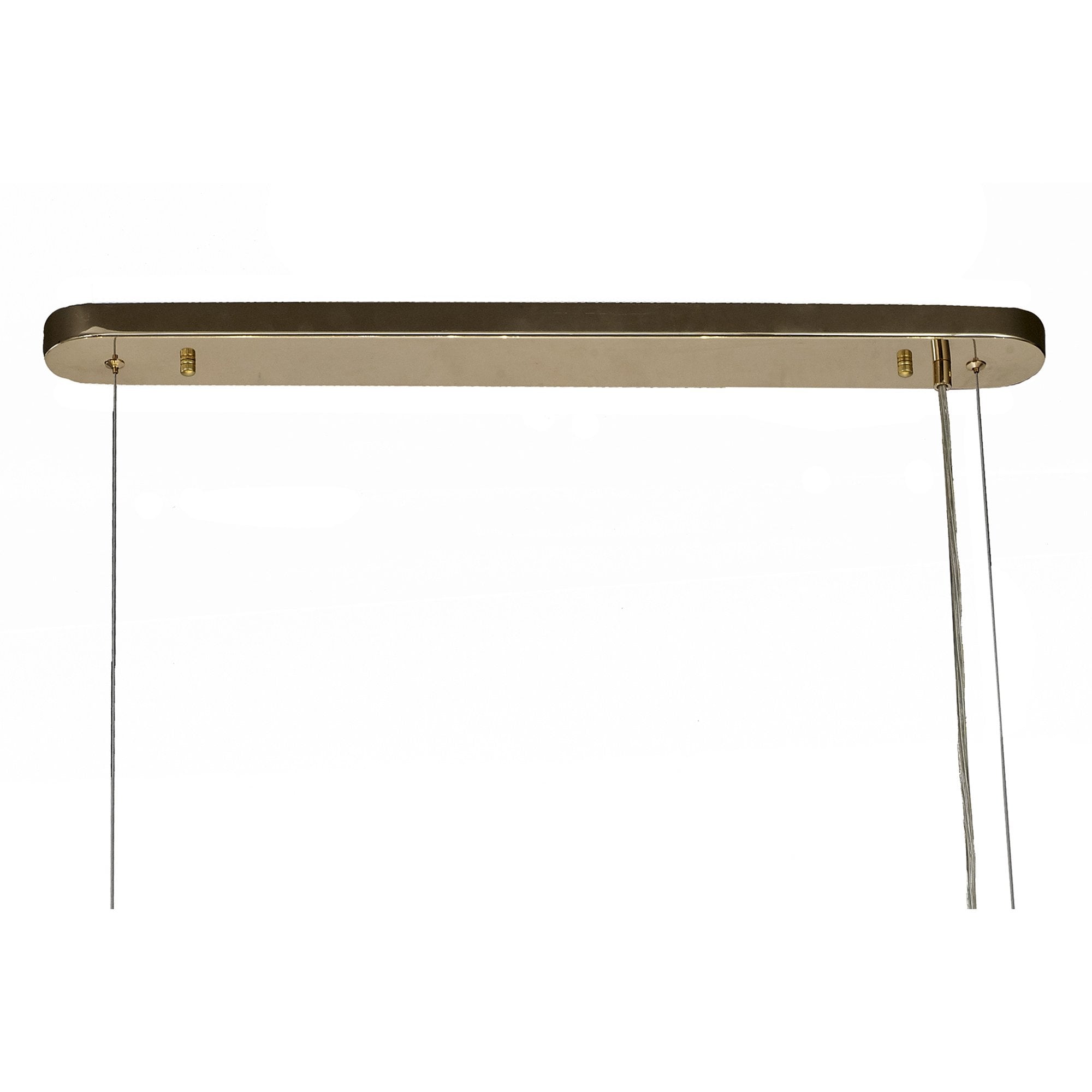 Fabula Grosvenor 14 Light Oblong Linear Pendant - French Gold & Crystal