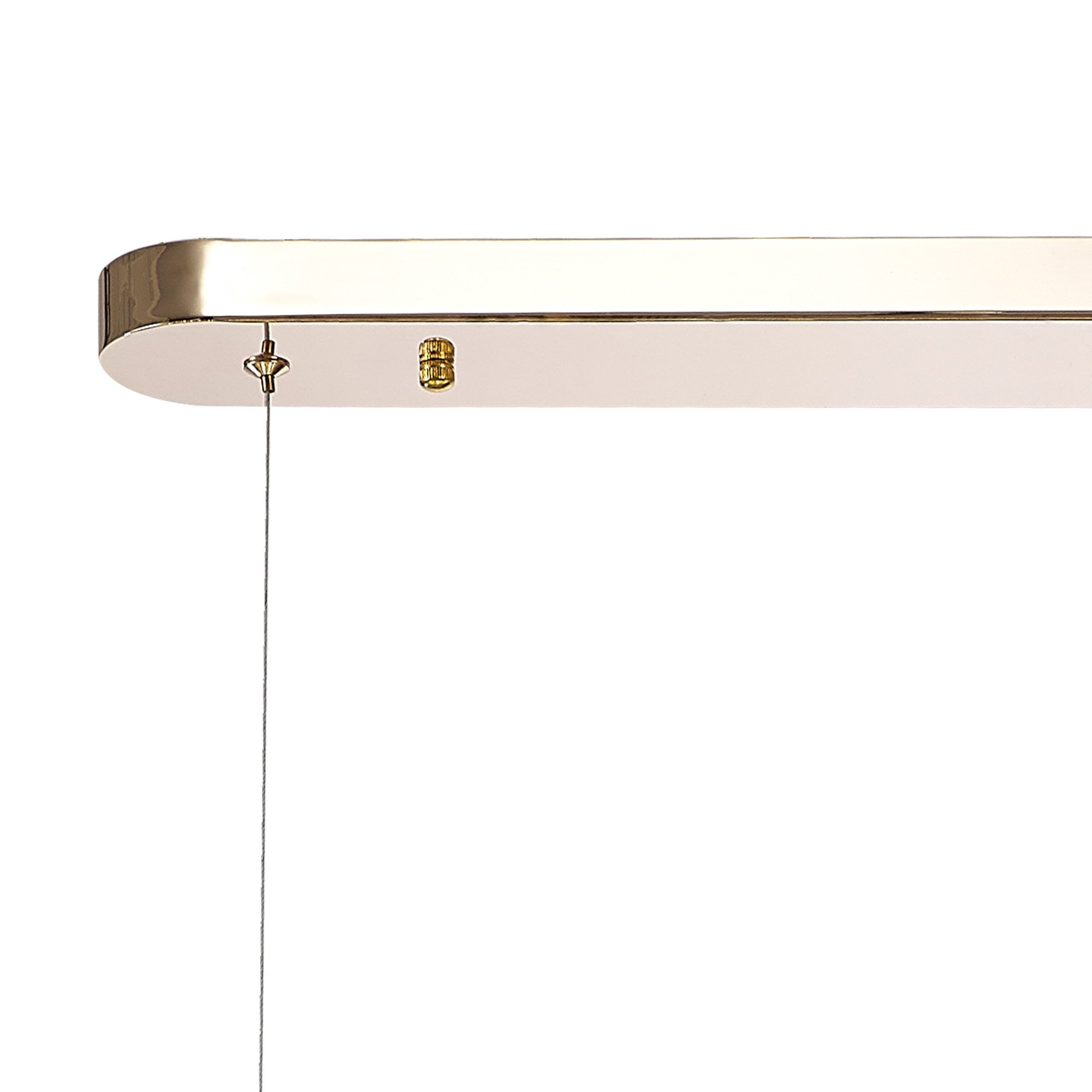 Fabula Grosvenor 14 Light Oblong Linear Pendant - French Gold & Crystal (44 Extra Sets of Crystal)