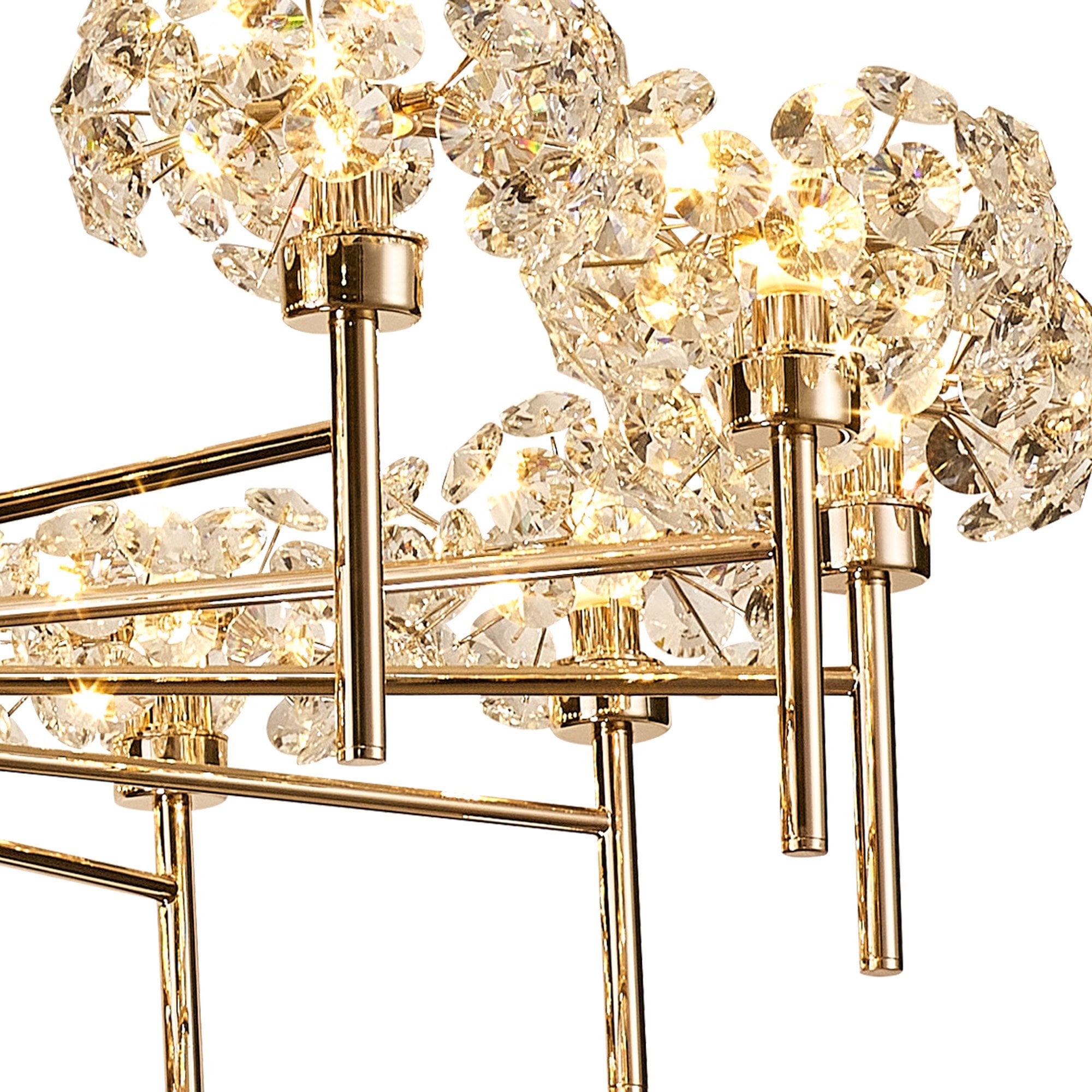 Fabula Grosvenor 20 Light Chandelier - French Gold & Crystal Glass