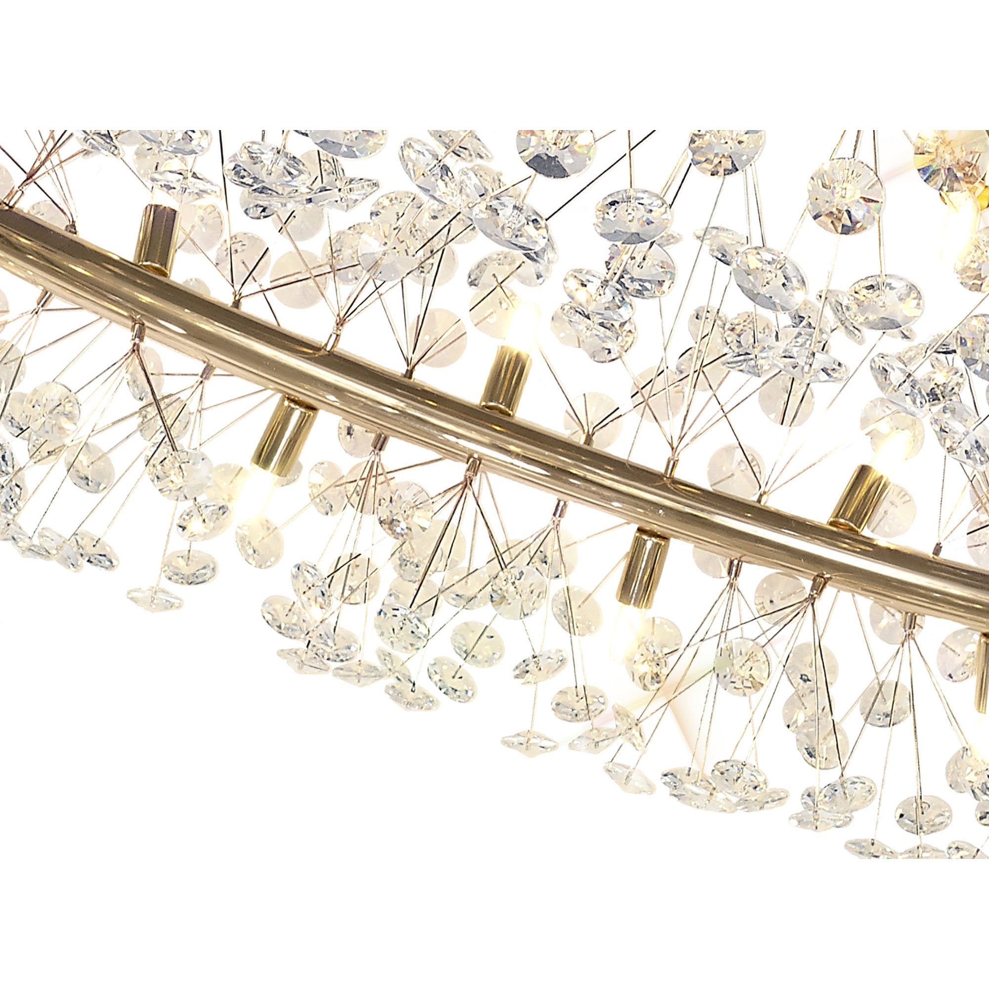 Fabula Grosvenor 36 Light Pendant - French Gold & Crystal