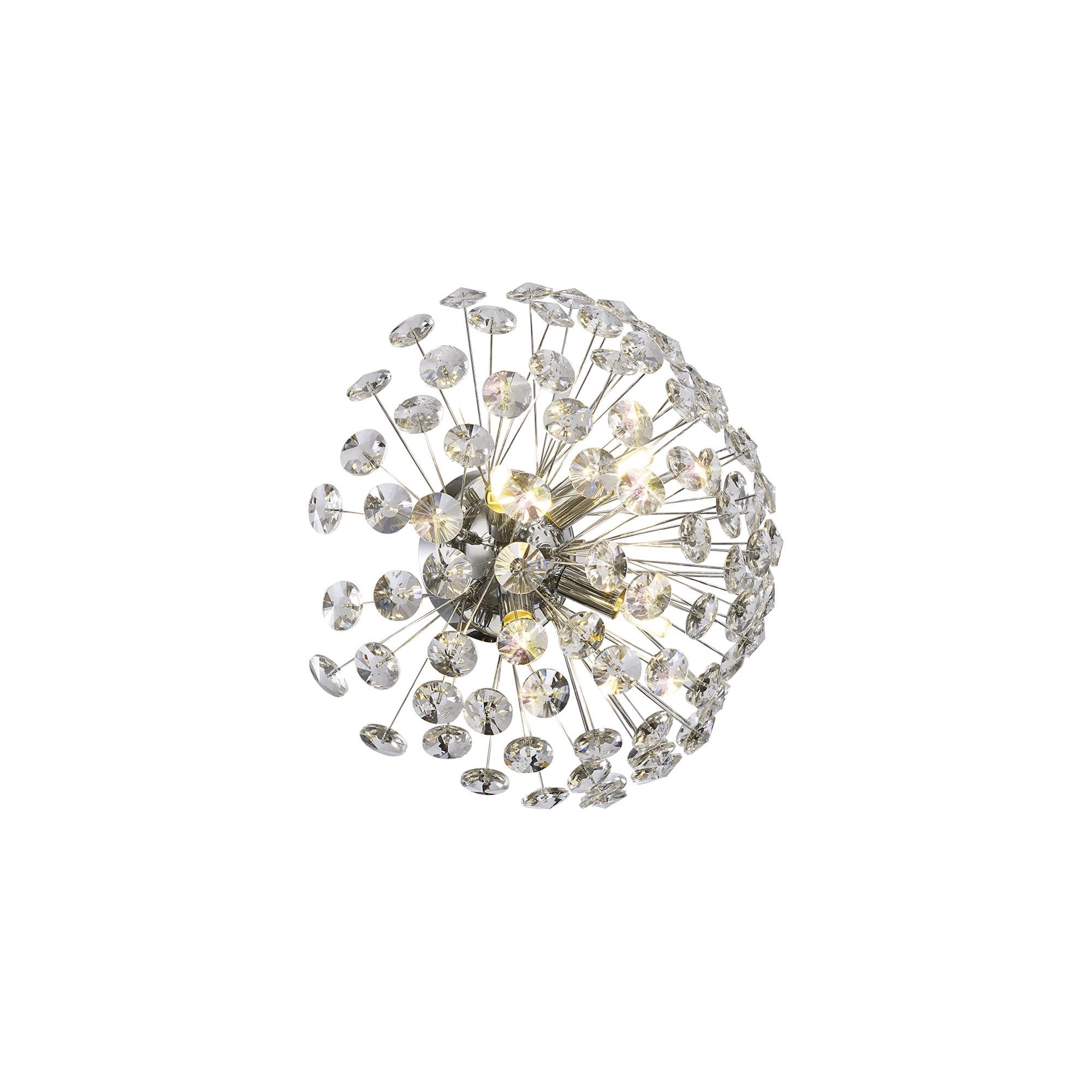 Fabula Grosvenor 4 Light Flush light - Polished Chrome & Crystal