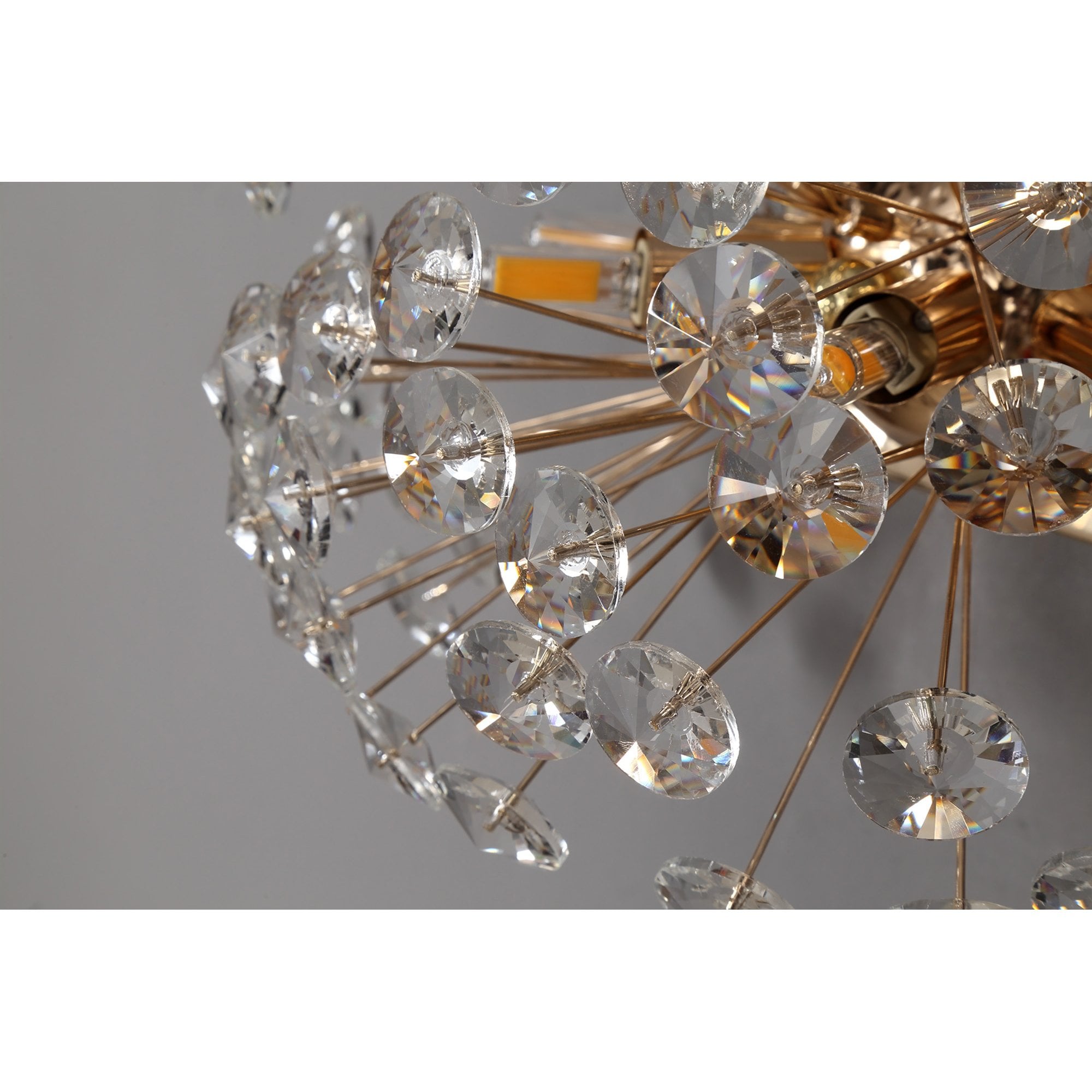 Fabula Grosvenor 4 Light Wall Light - French Gold & Crystal