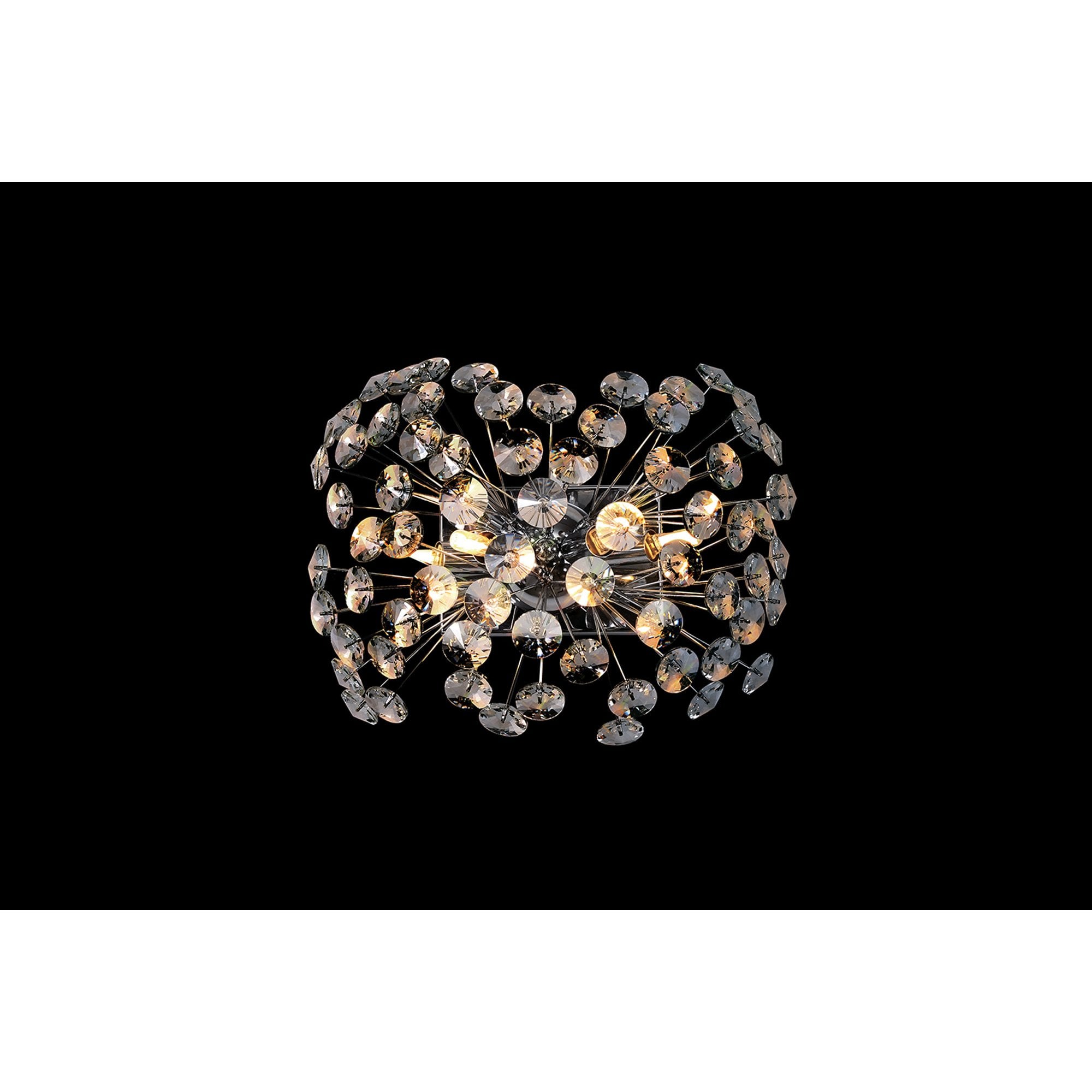 Fabula Grosvenor 4 Light Wall Light - Polished Chrome & Crystal