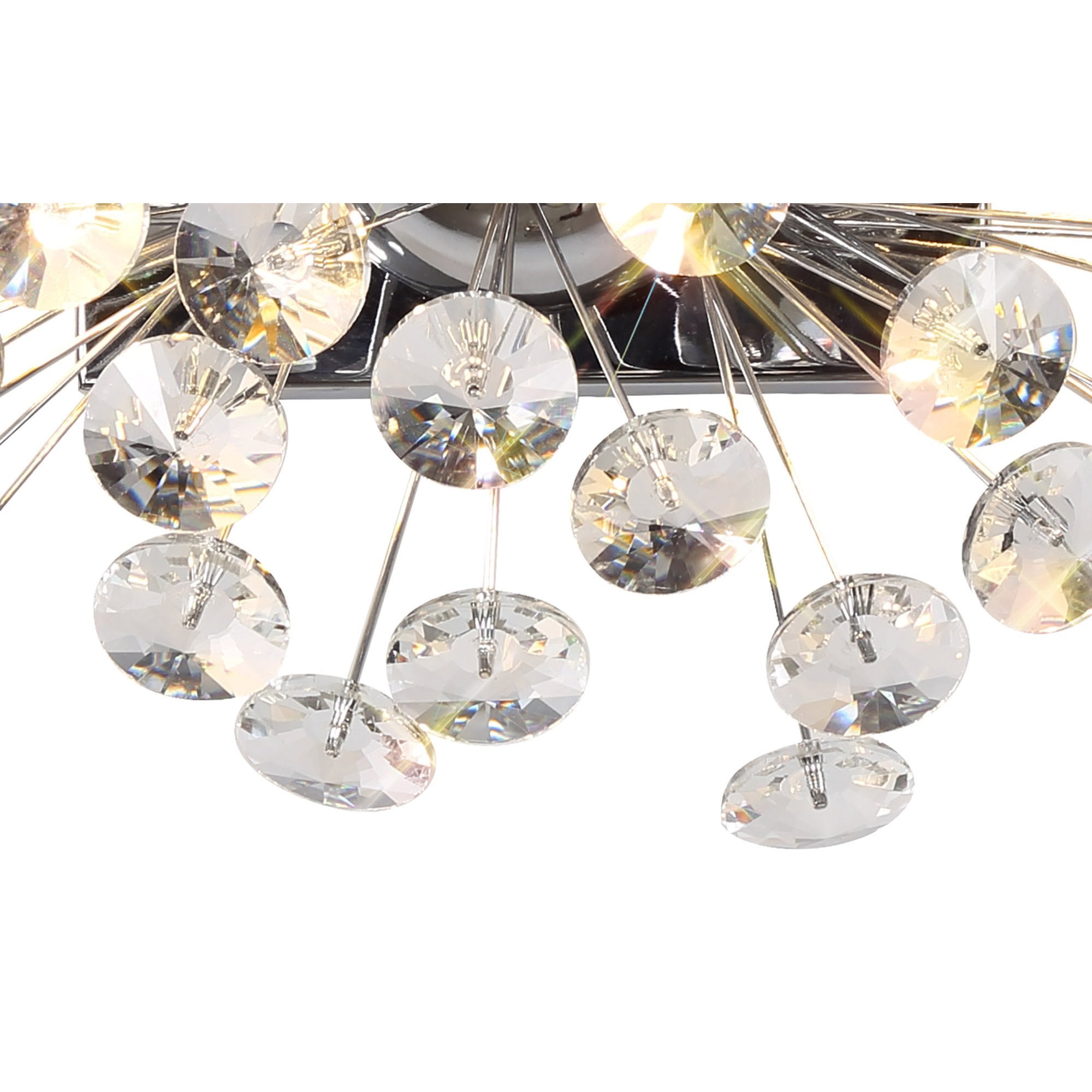 Fabula Grosvenor 4 Light Wall Light - Polished Chrome & Crystal