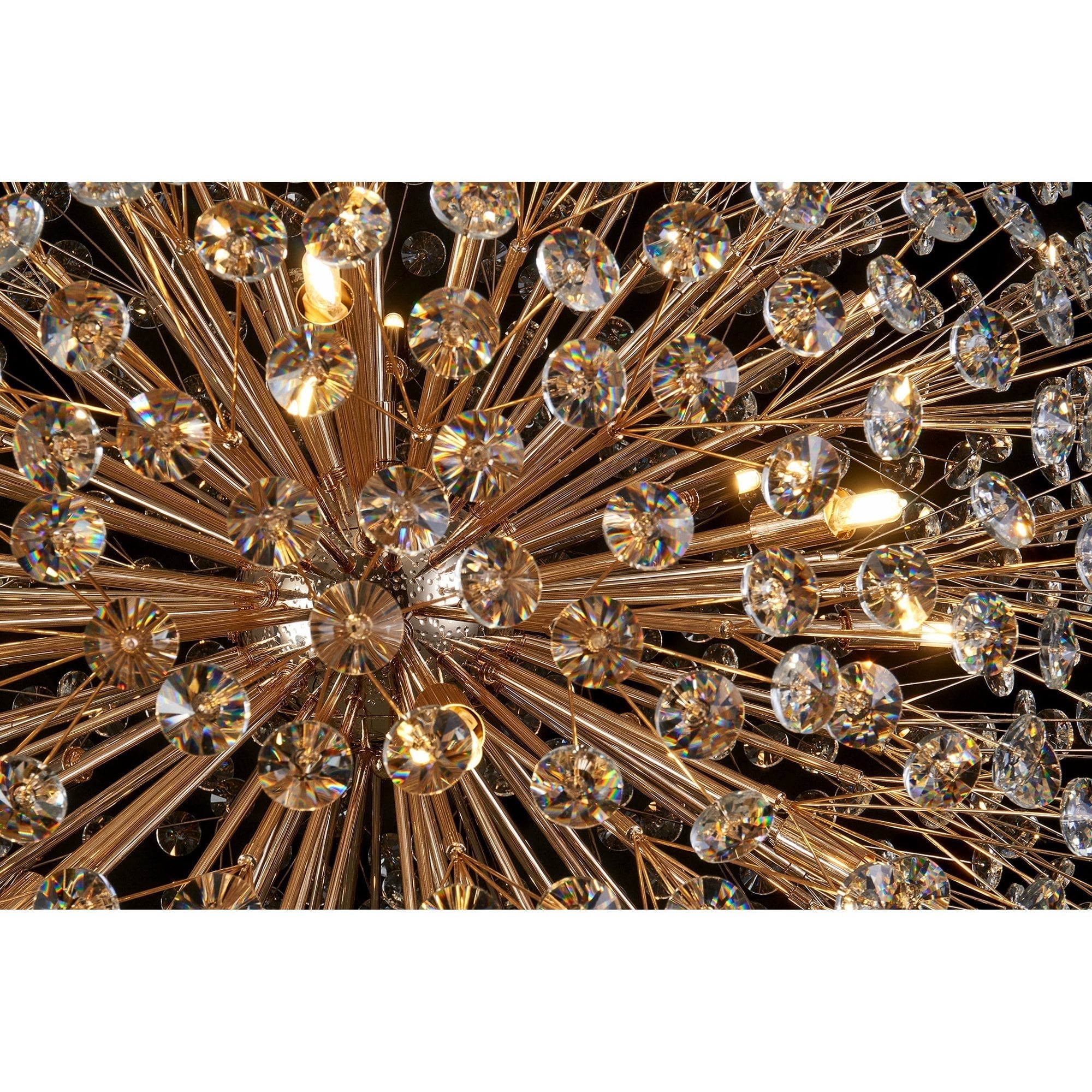 Fabula Grosvenor 48 Light Spherical Pendant - French Gold & Crystal