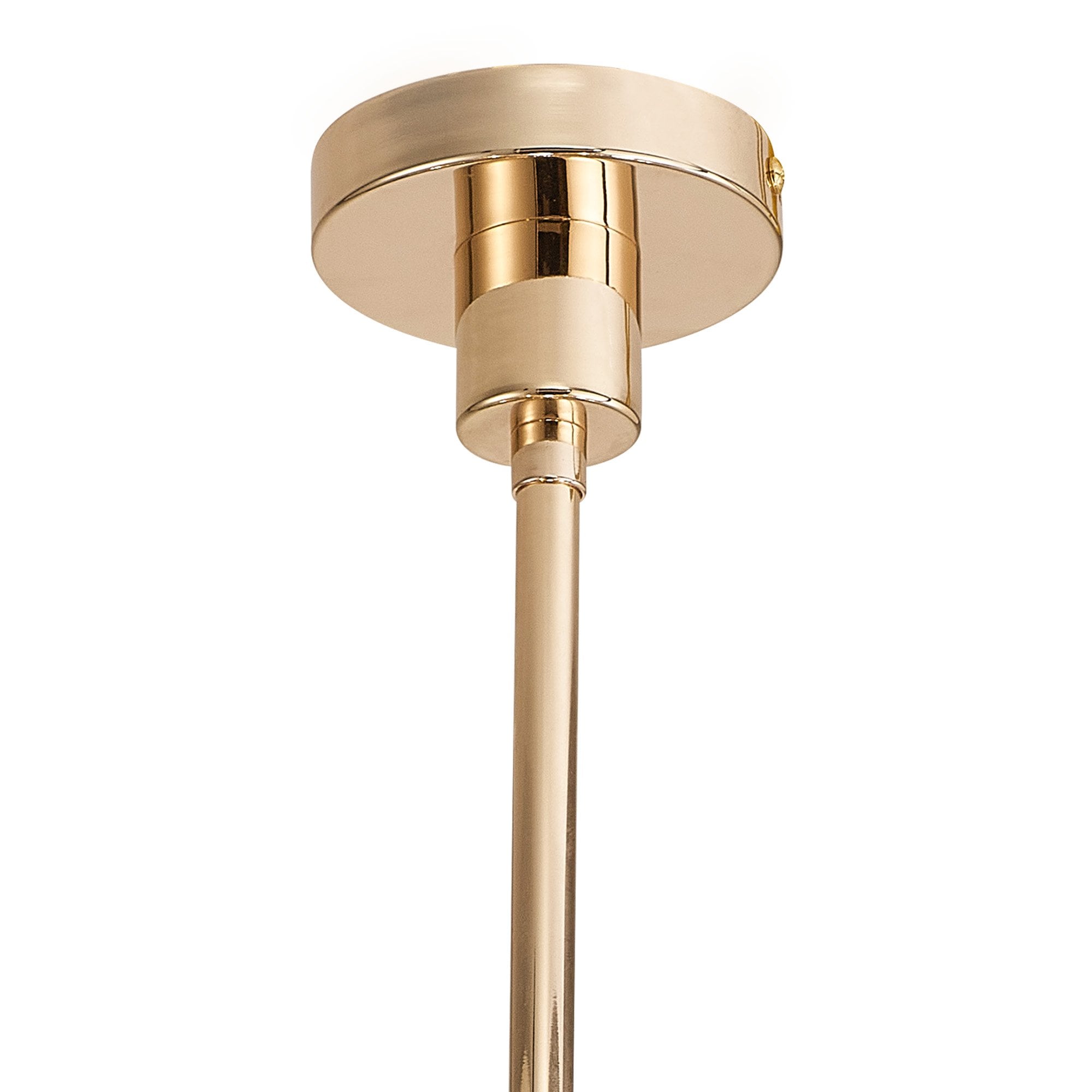 Fabula Grosvenor 5 Light Telescopic Light - French Gold & Crystal Glass