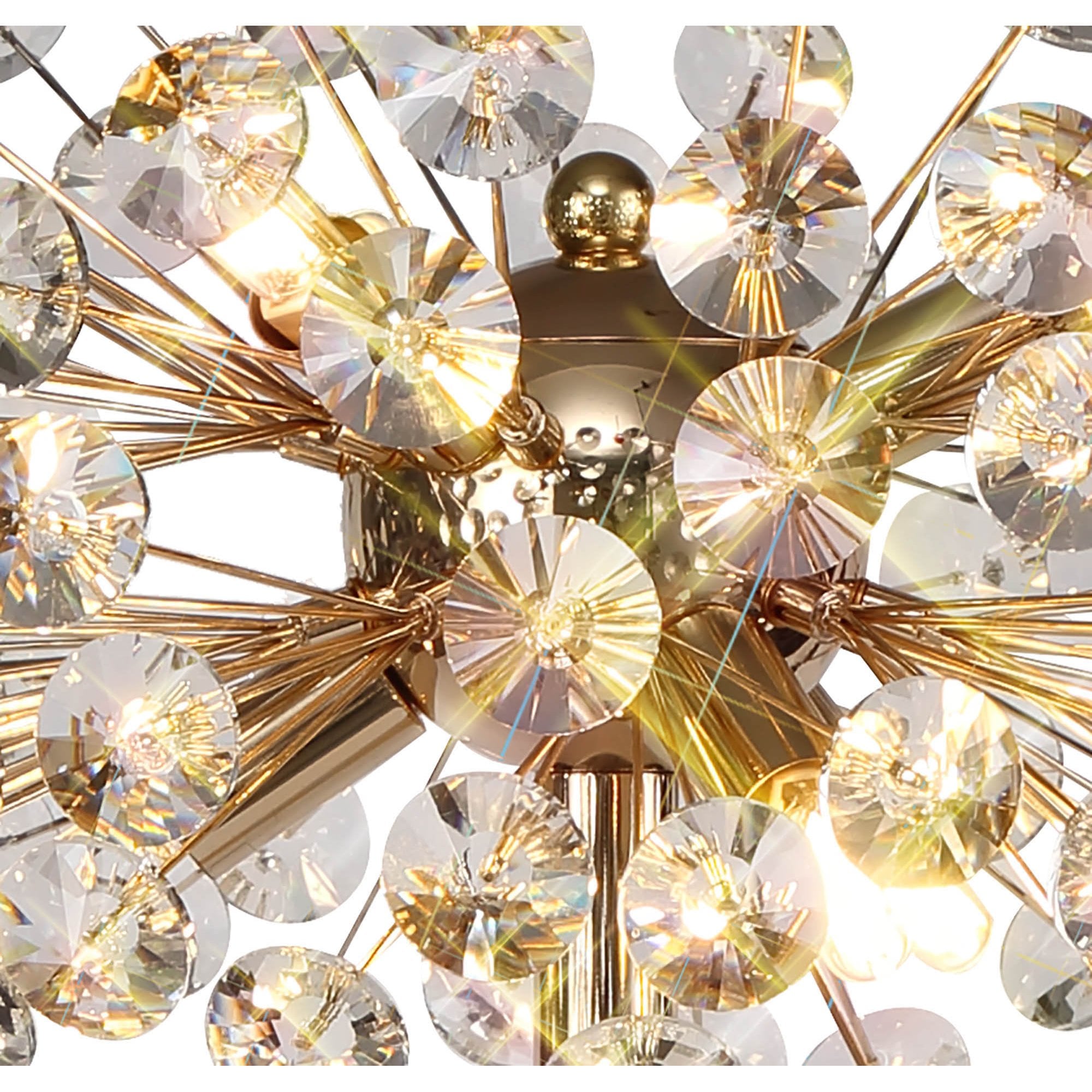 Fabula Grosvenor 6 Light Table Lamp - French Gold & Crystal