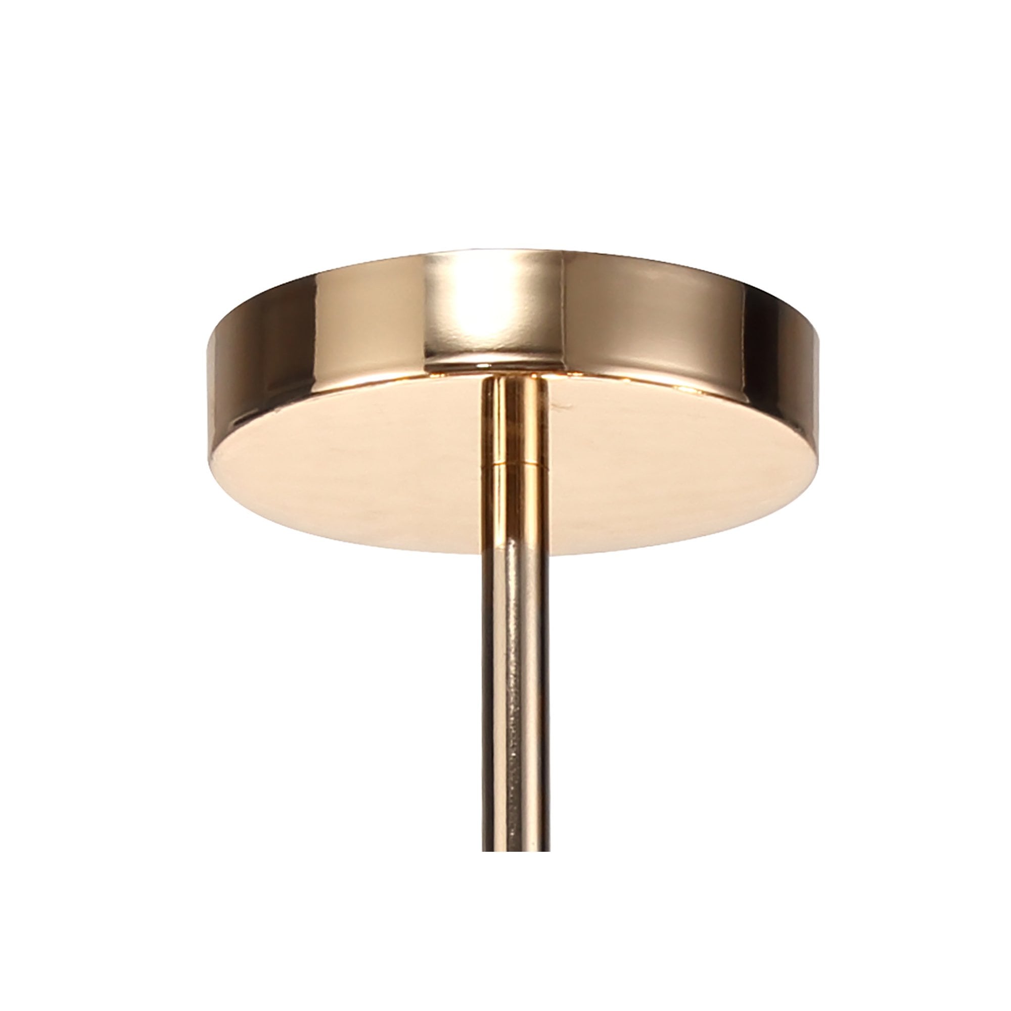 Fabula Grosvenor 8 Light Semi-Flush Light - French Gold & Crystal