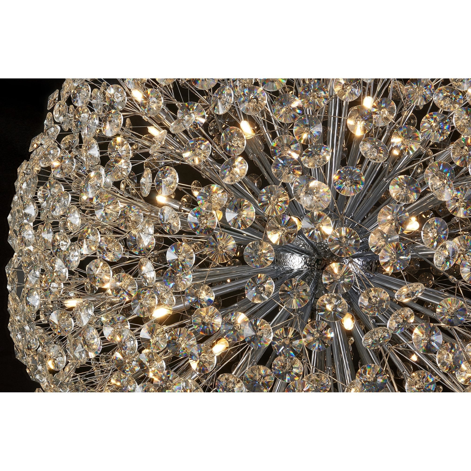 Fabula Grosvenor 84 Light Spherical Pendant - Polished Chrome & Crystal