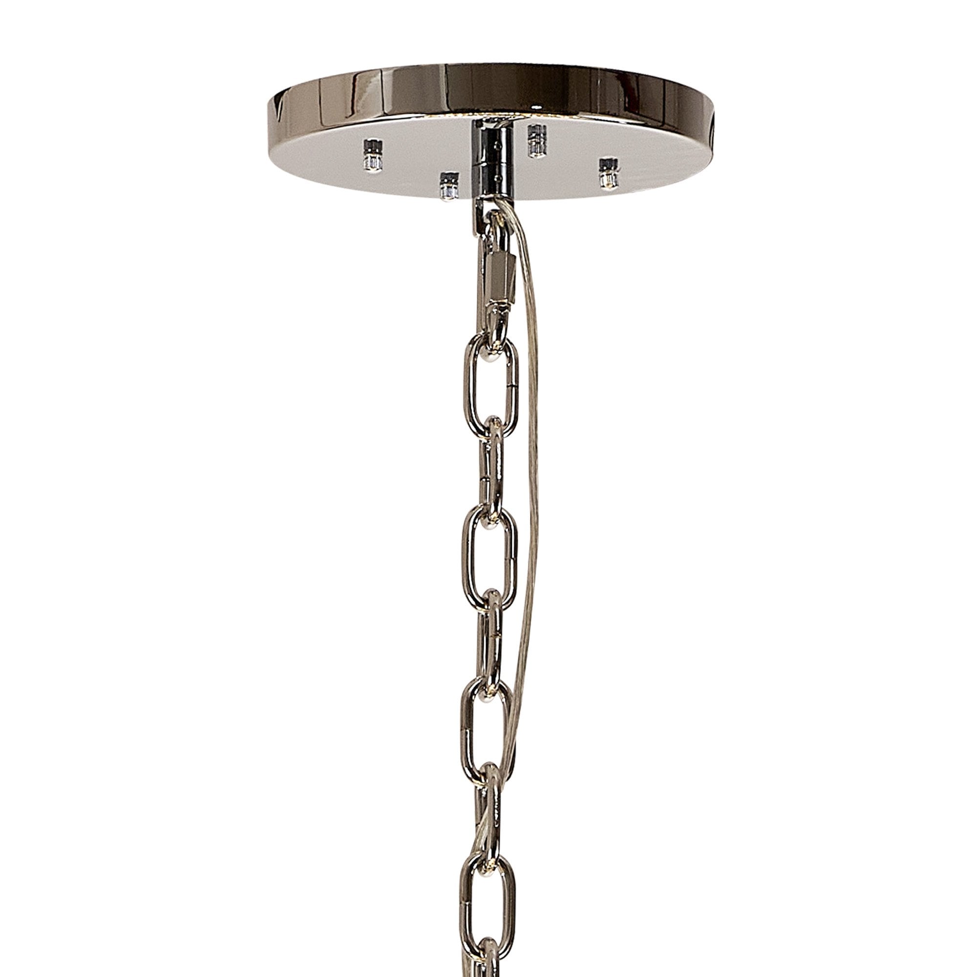Fabula Grosvenor 84 Light Spherical Pendant - Polished Chrome & Crystal