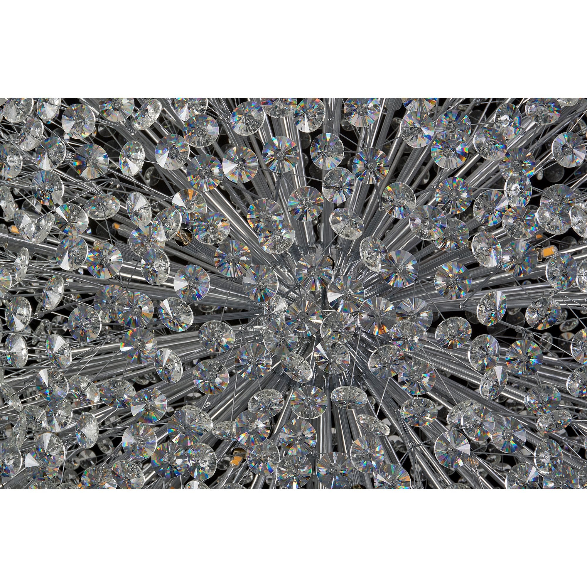 Fabula Grosvenor 84 Light Spherical Pendant - Polished Chrome & Crystal