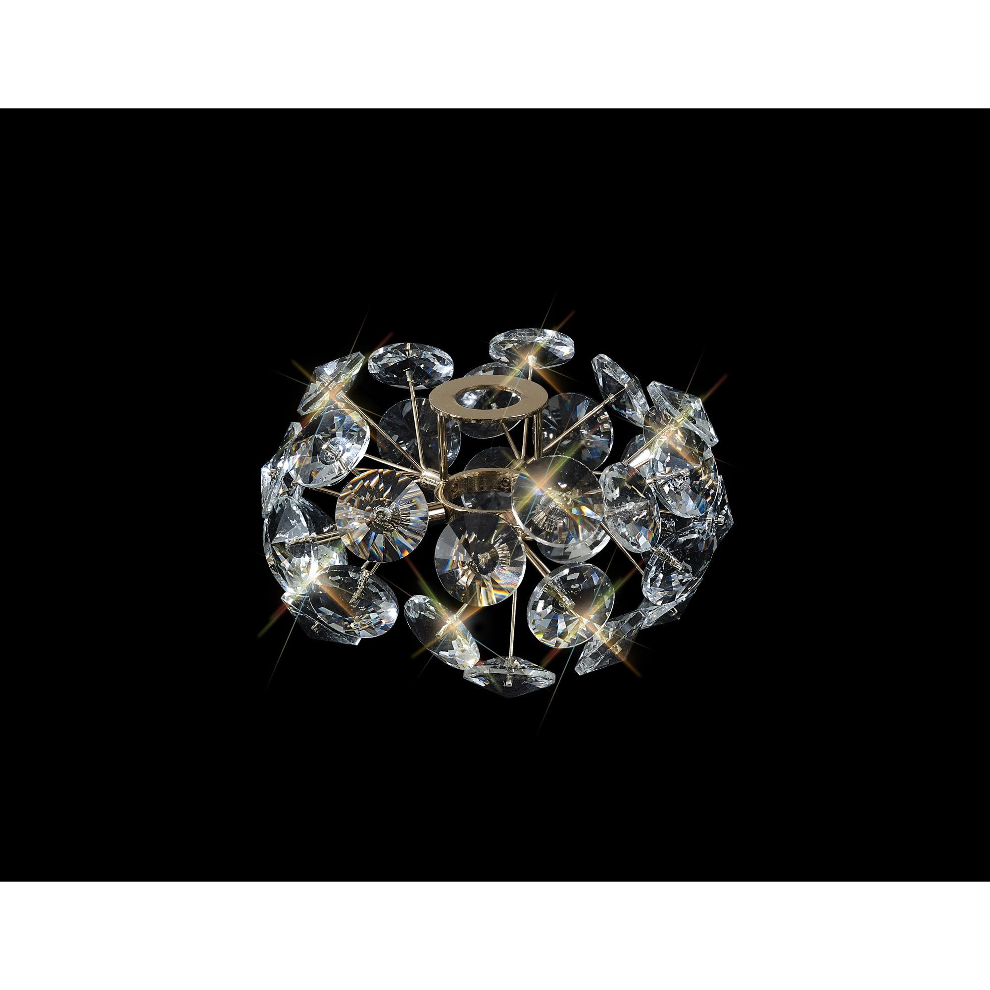 Fabula Grosvenor Shade - French Gold & Crystal - Shade Only