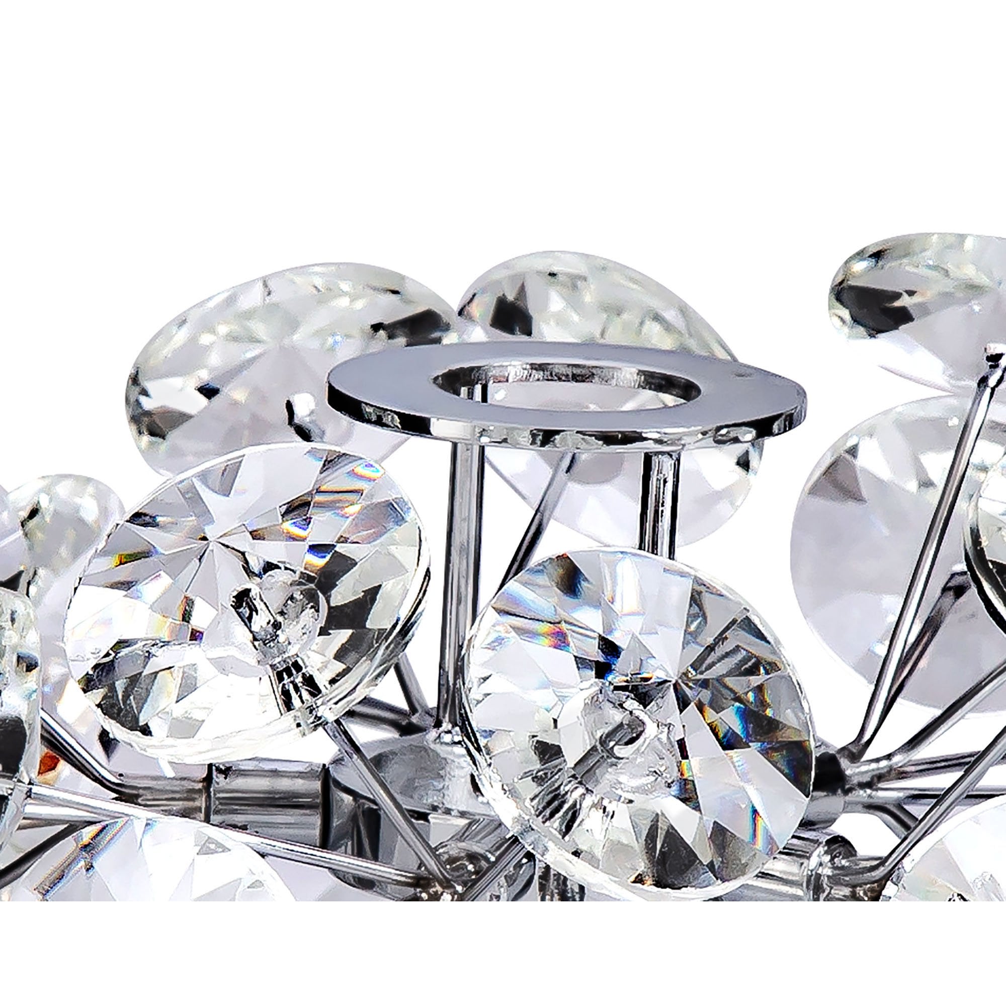 Fabula Grosvenor Shade - Polished Chrome & Crystal - Shade Only