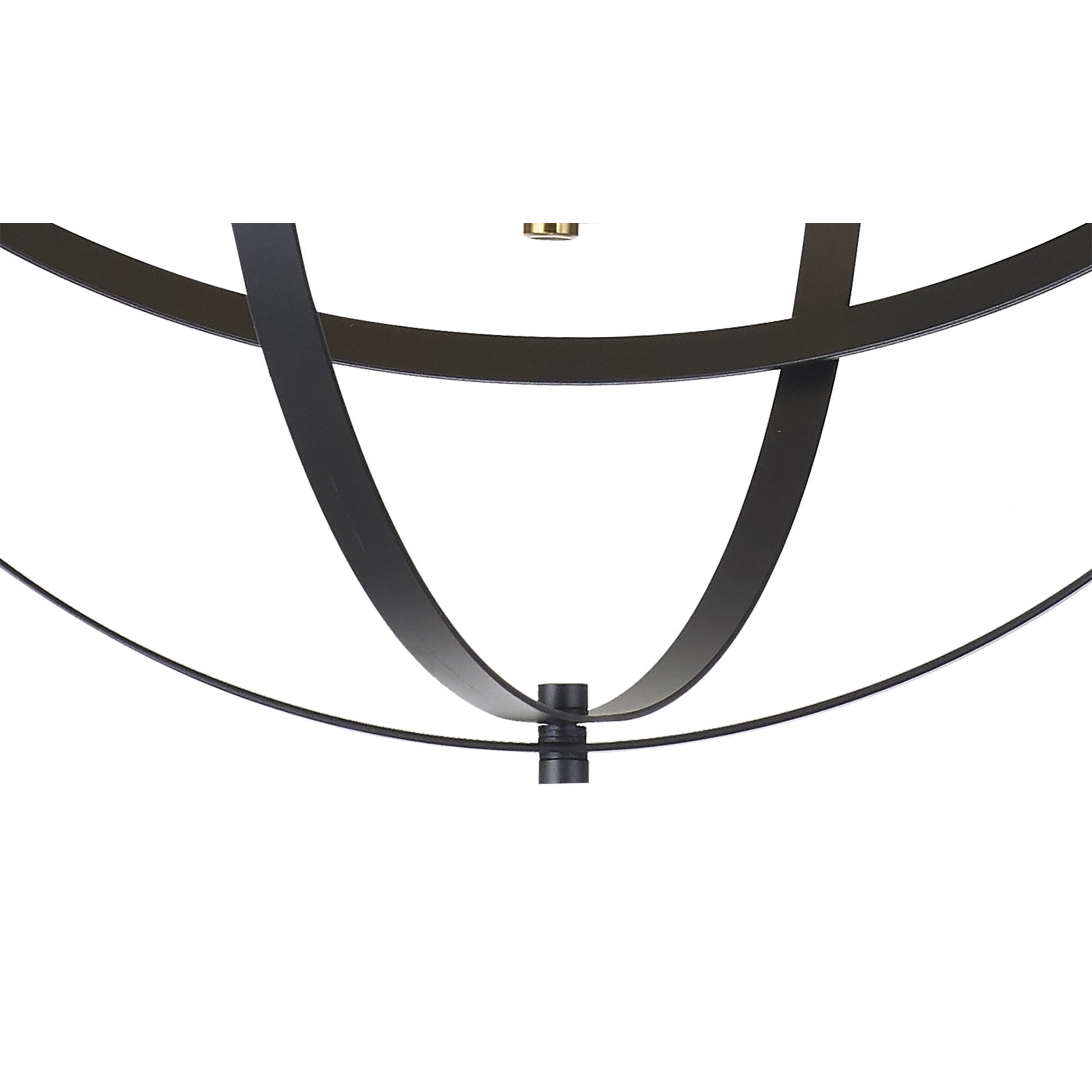 Fabula Guildford 6 Light Pendant - Black & Gold