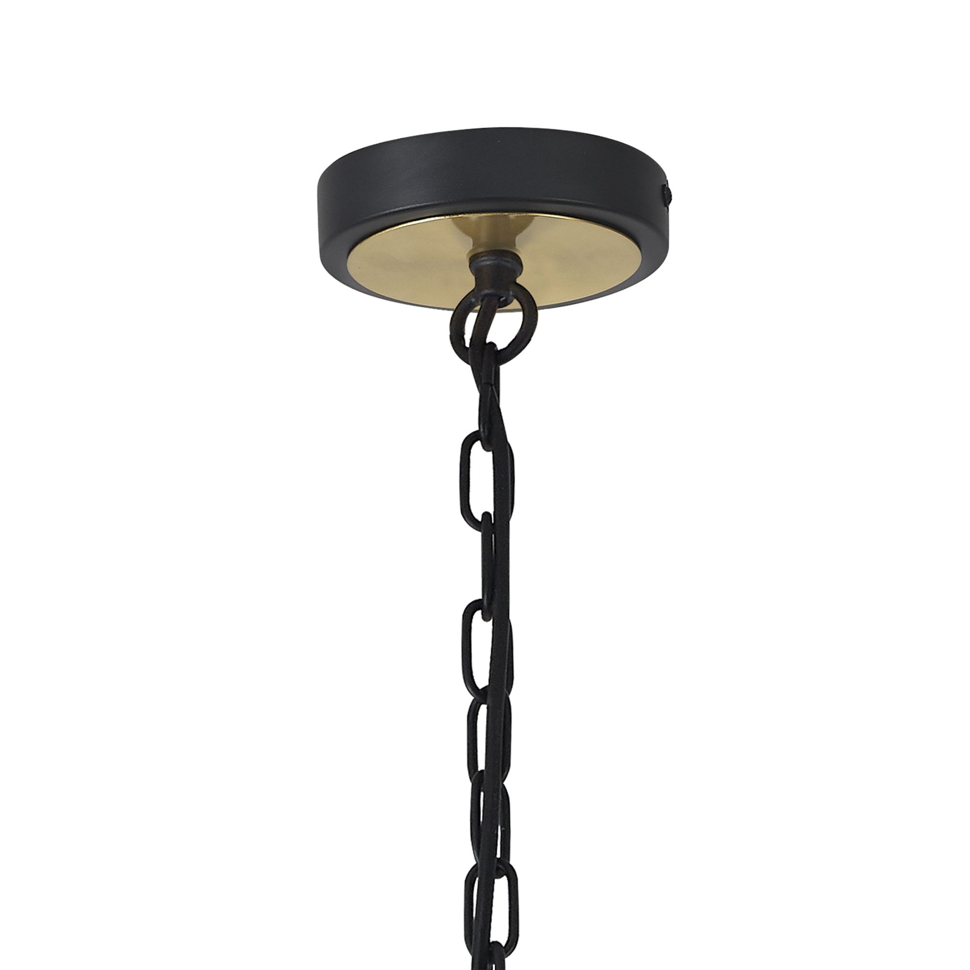Fabula Guildford 6 Light Pendant - Black & Gold