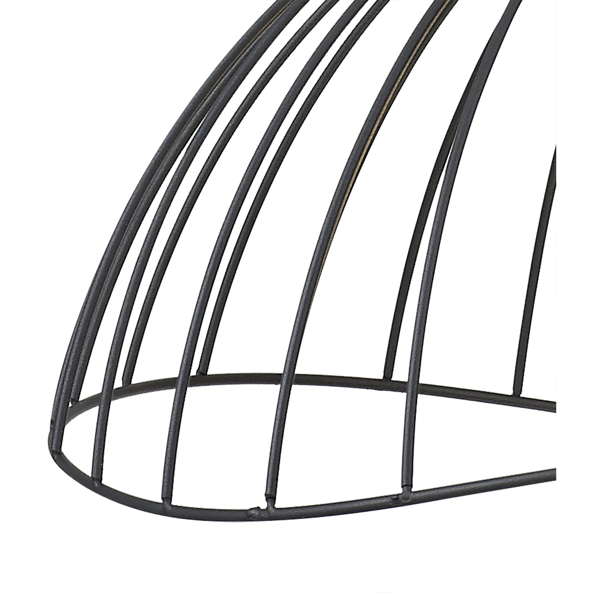 Fabula Halstead Single Dome Pendant - Graphite