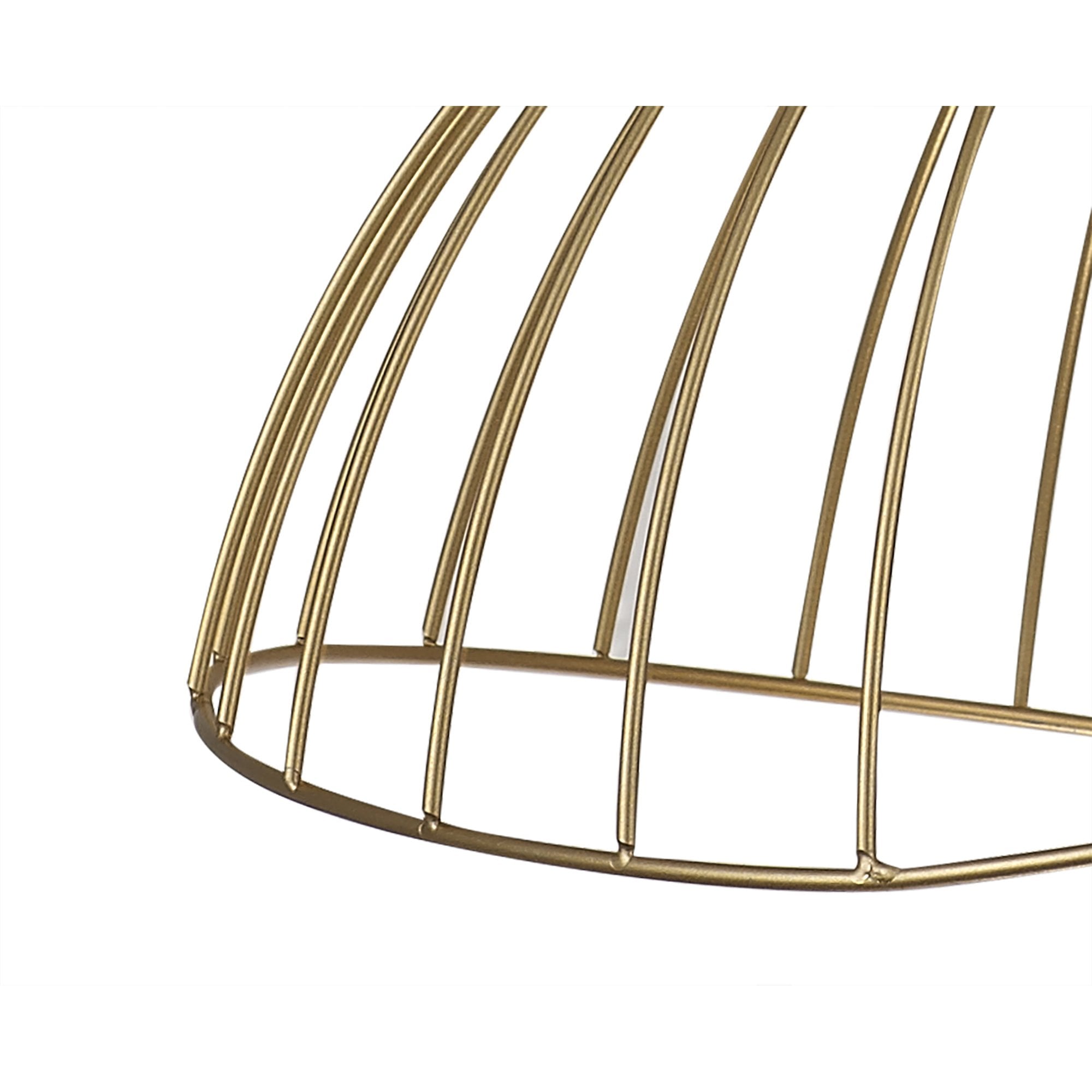 Fabula Halstead Single Dome Pendant - Painted Gold