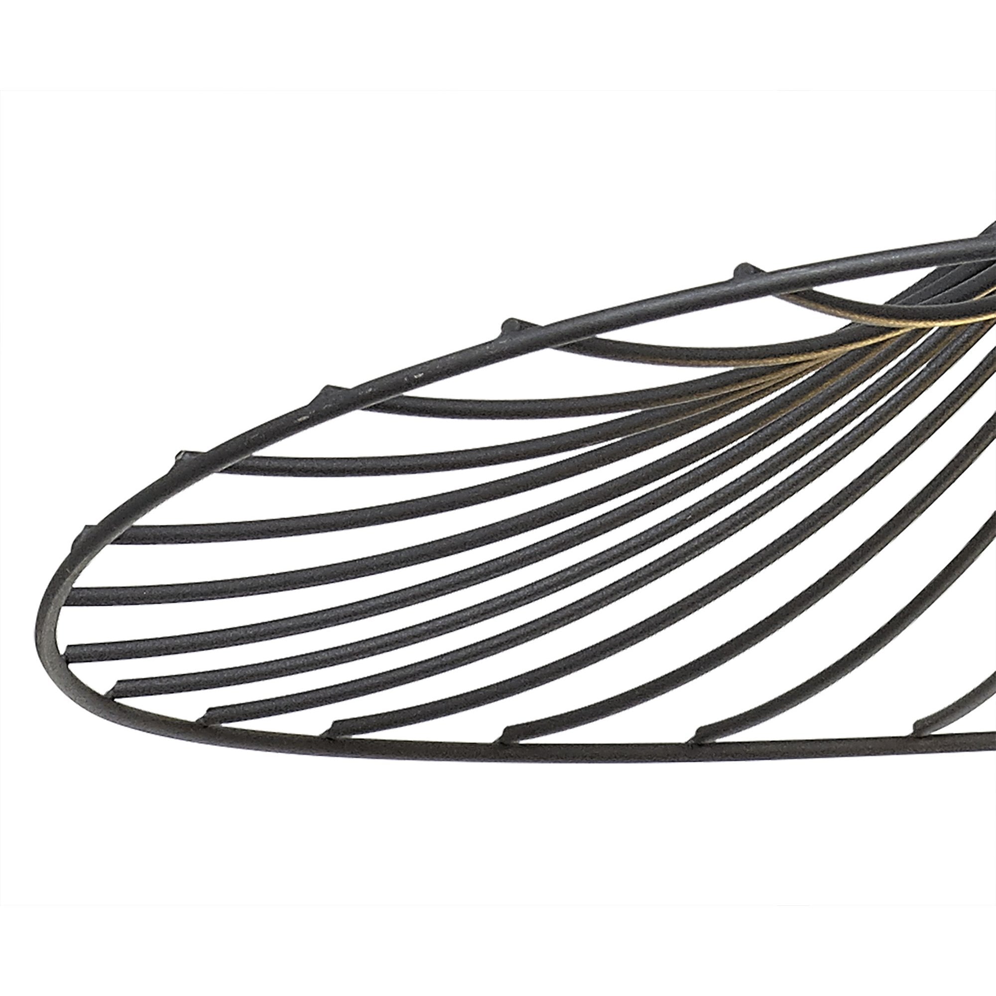 Fabula Halstead Single Shallow Pendant - Graphite