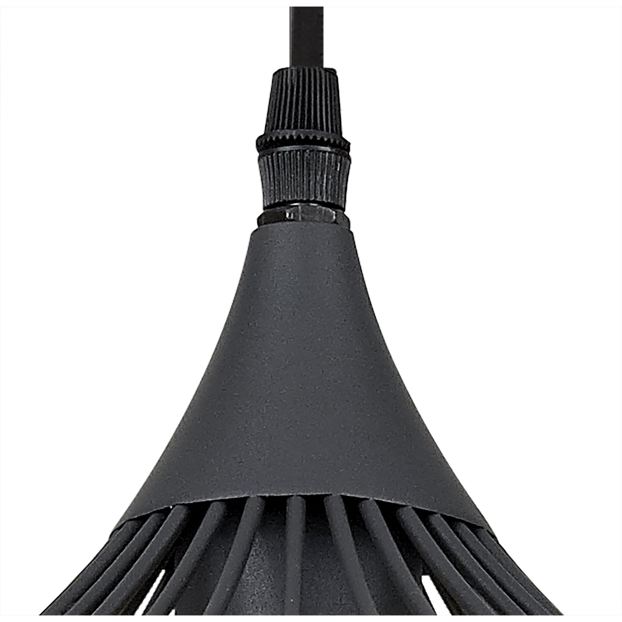 Fabula Halstead Single Shallow Pendant - Graphite