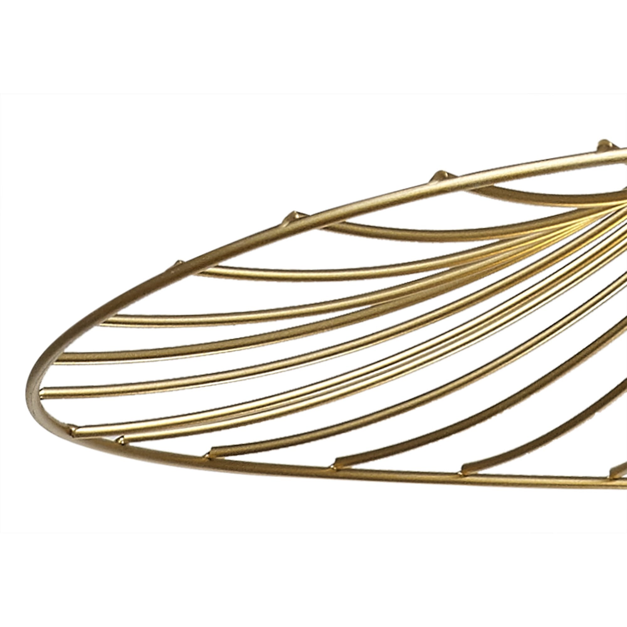 Fabula Halstead Single Shallow Pendant - Painted Gold