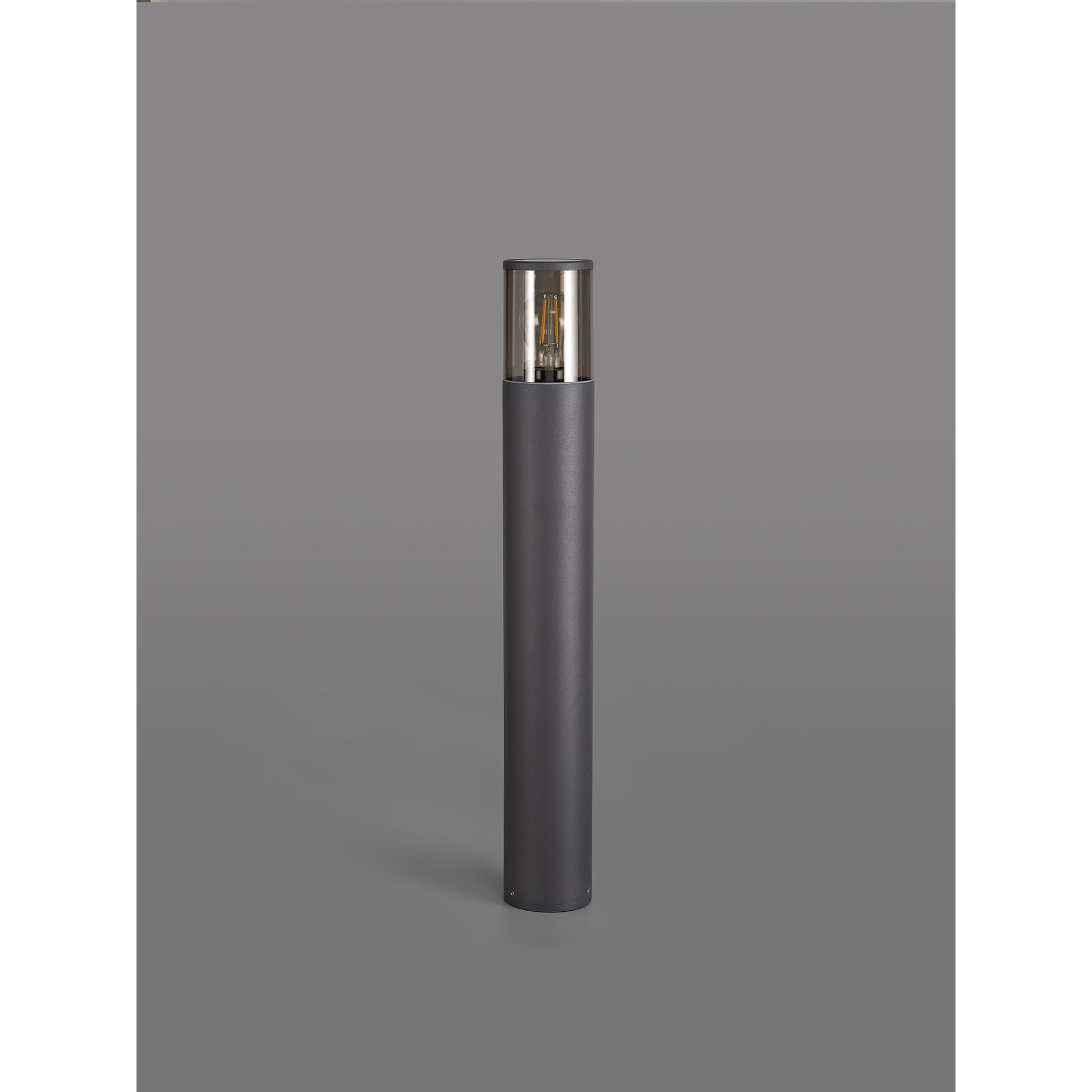 Fabula Harwater Single 65cm Post Lamp - Anthracite & Smoked PC - IP54