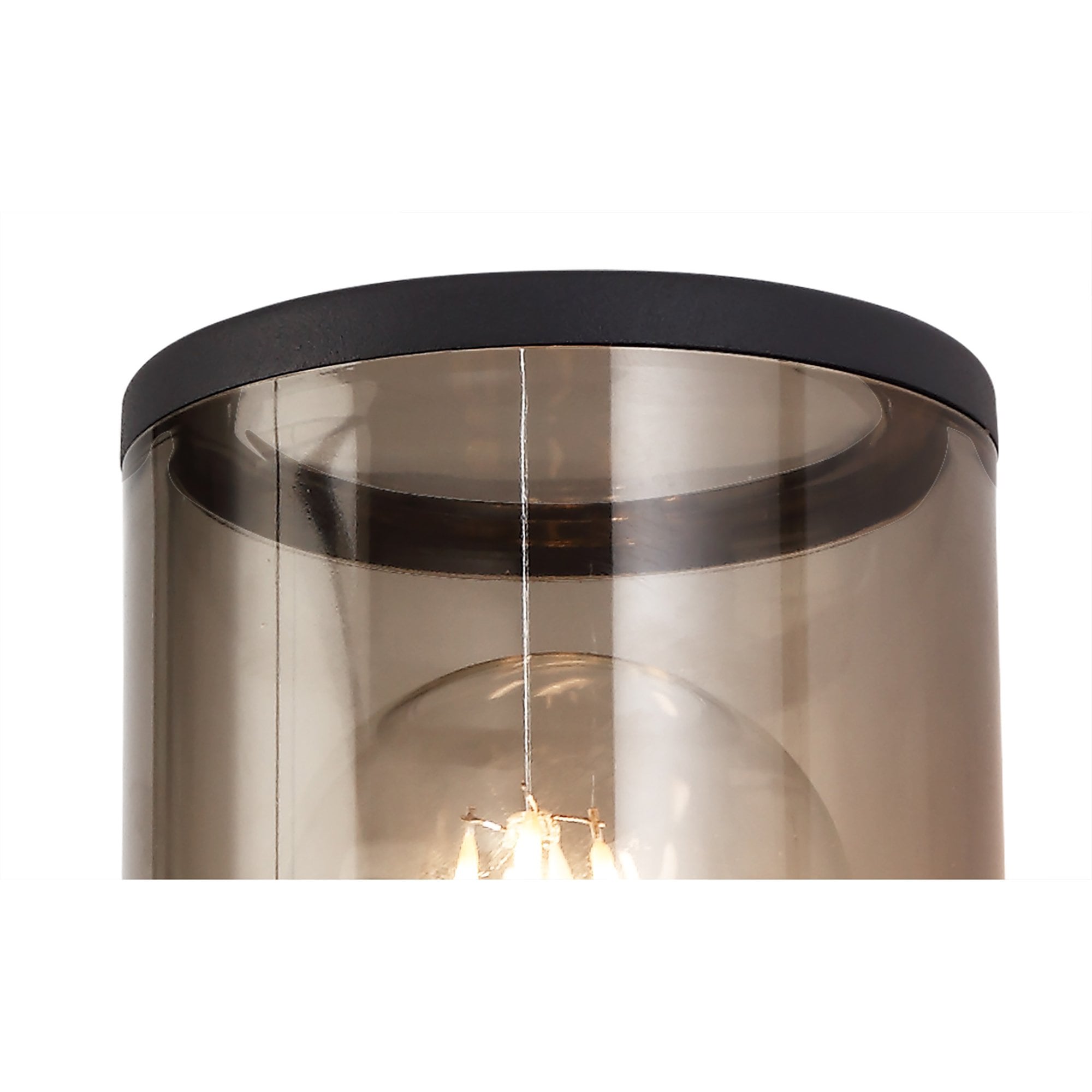 Fabula Harwater Single Wall Lamp - Anthracite & Smoked PC - IP54
